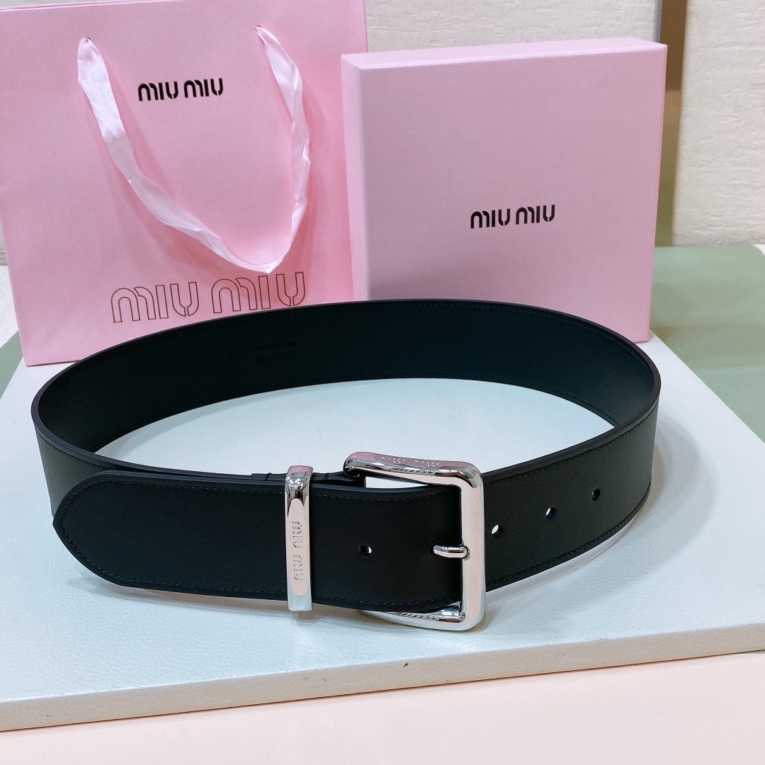 Miu Miu counter new belt 3.5- black
