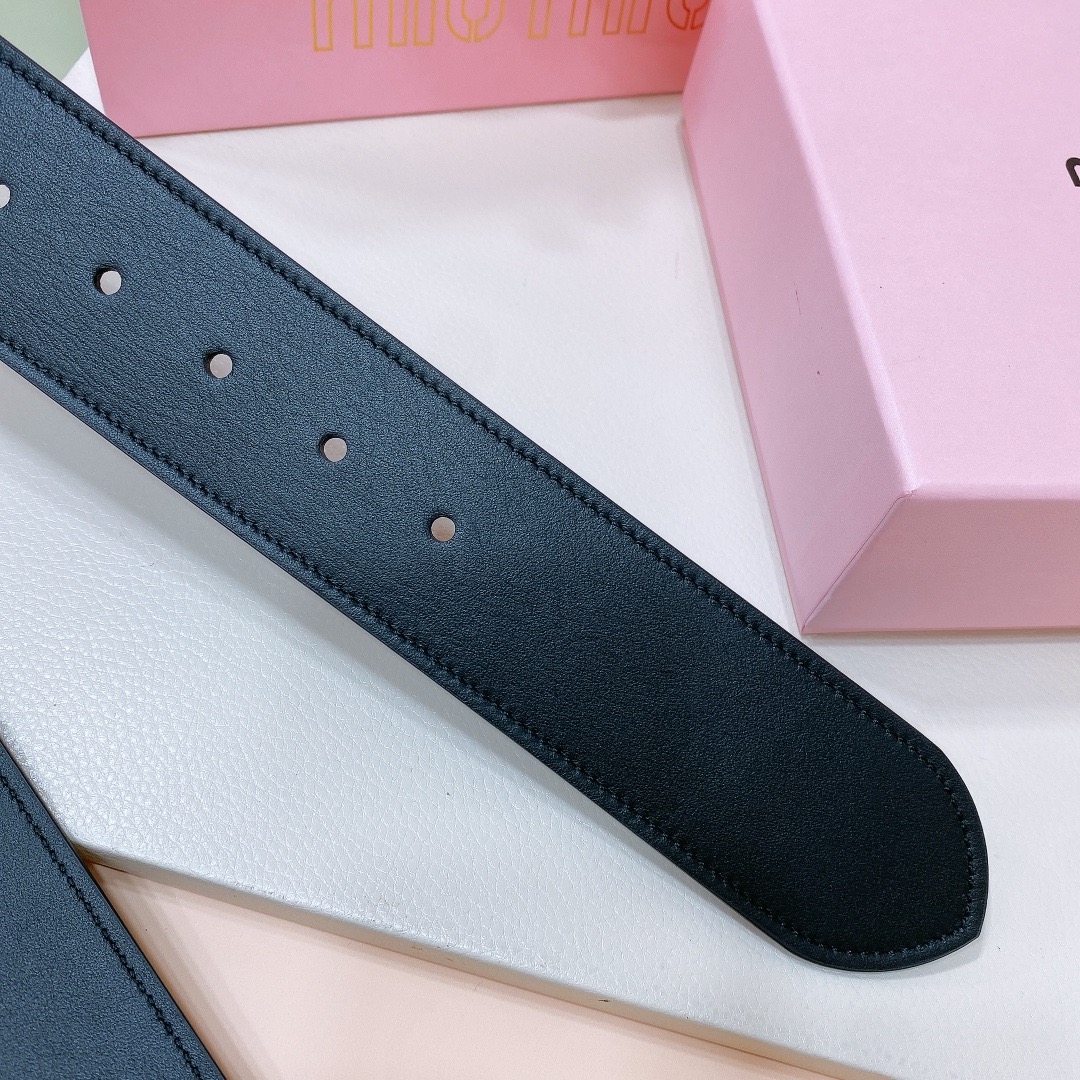 Miu Miu counter new belt 3.5- black