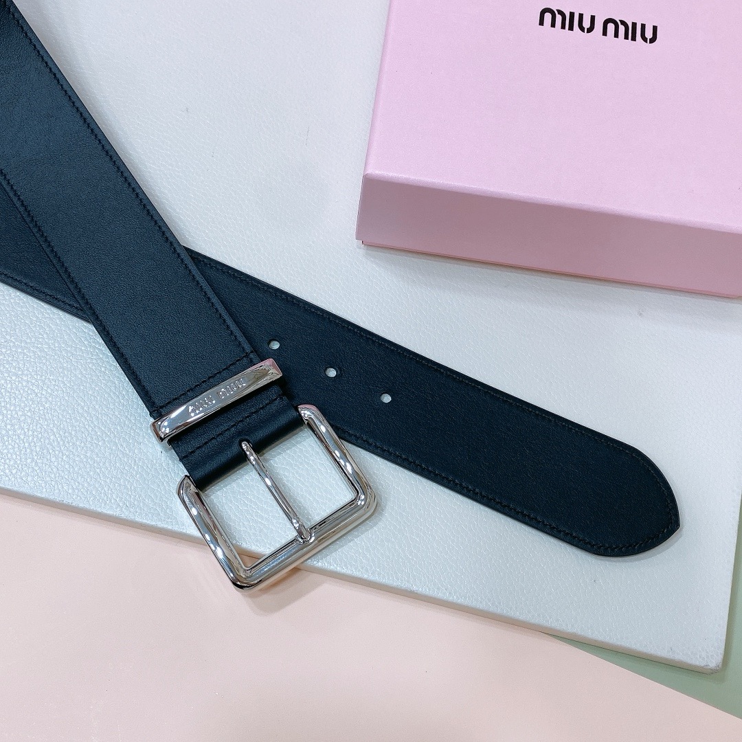 Miu Miu counter new belt 3.5- black