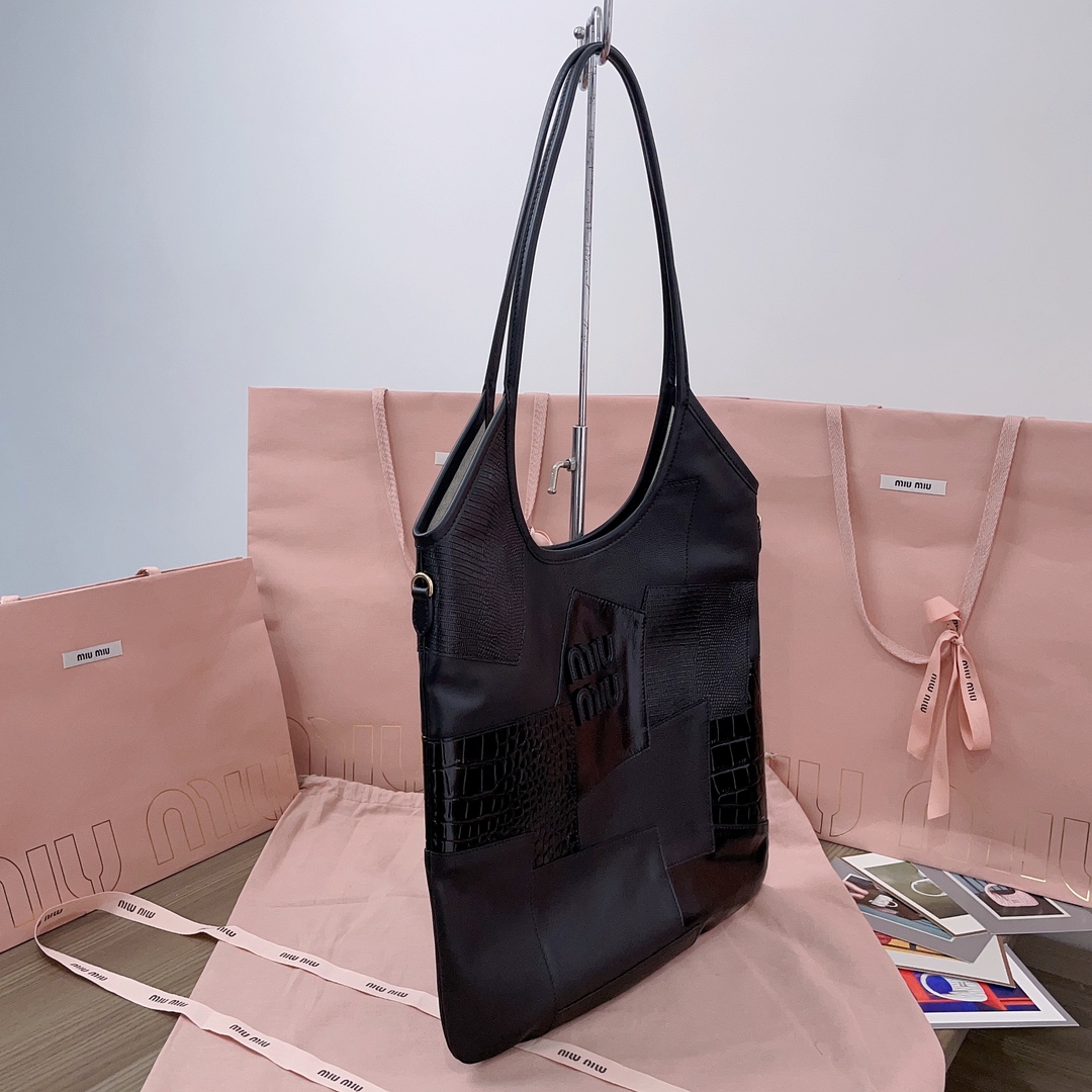 Miu Miu Ivy patchwork shoulder bag | farfetch | Miu Miu 03329