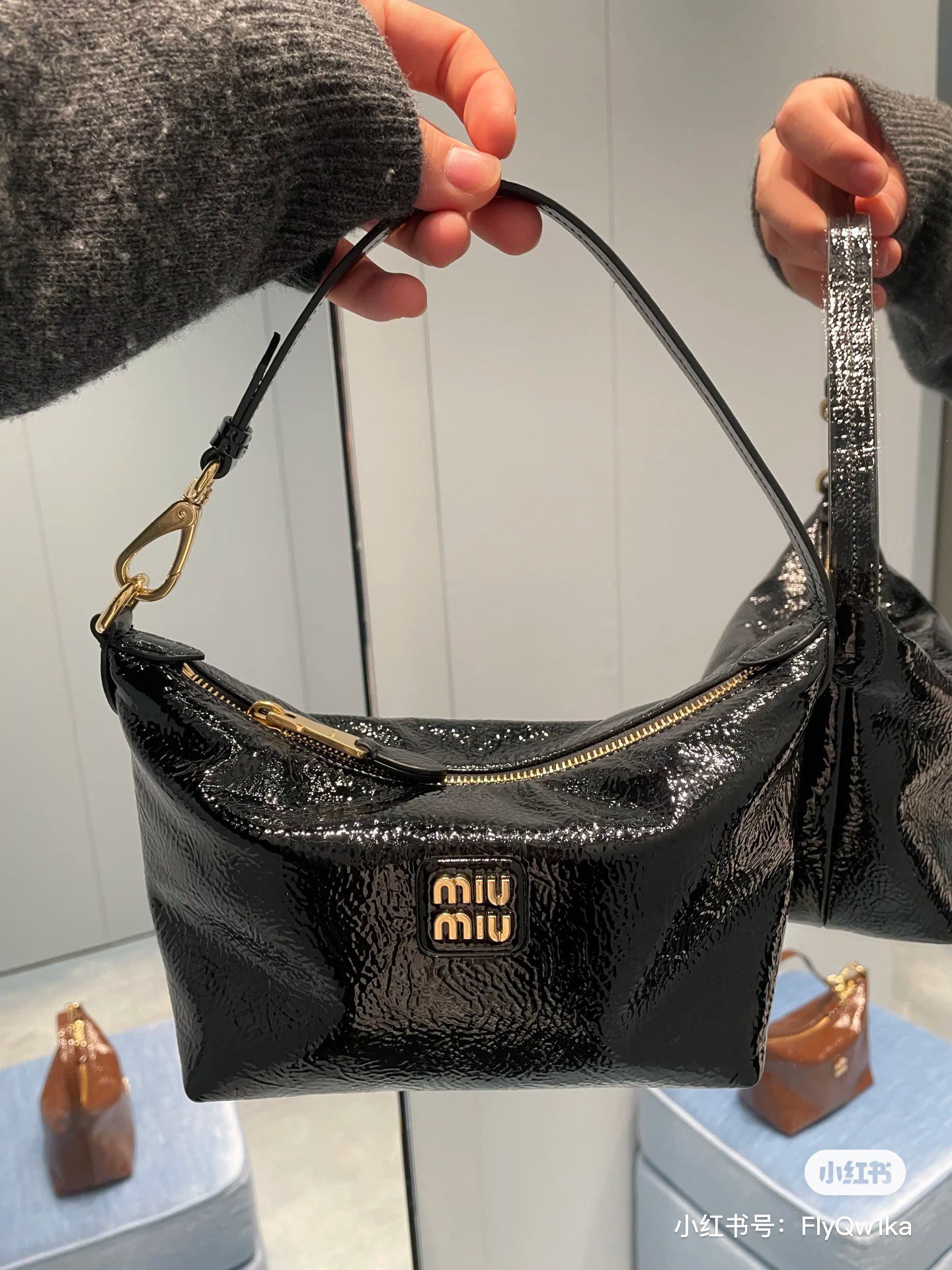 Miu Miu Joie leather handbag Miu Miu Black in brown Leather - 56209578