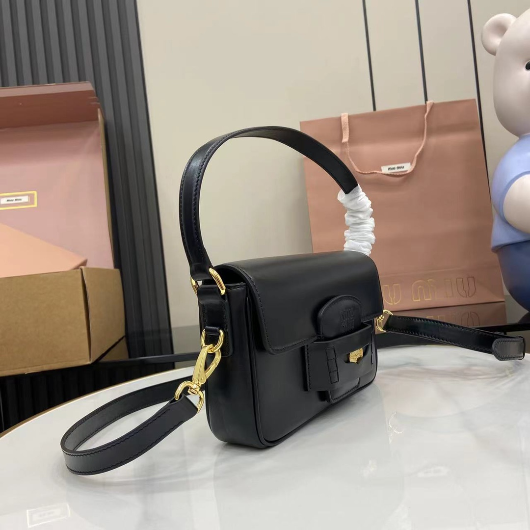 Miu Miu Leather penny shoulder bag