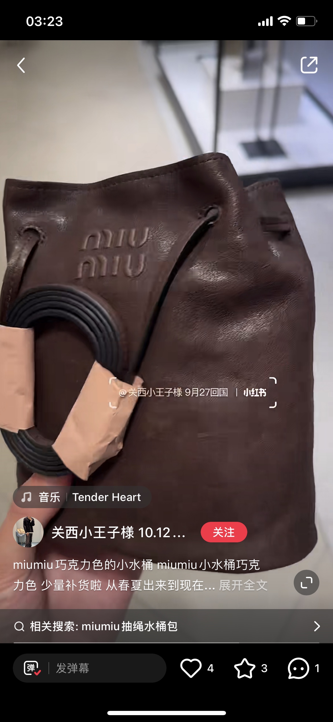 Miu Miu Oak Nappa Leather Mini-bag | Miu Miu