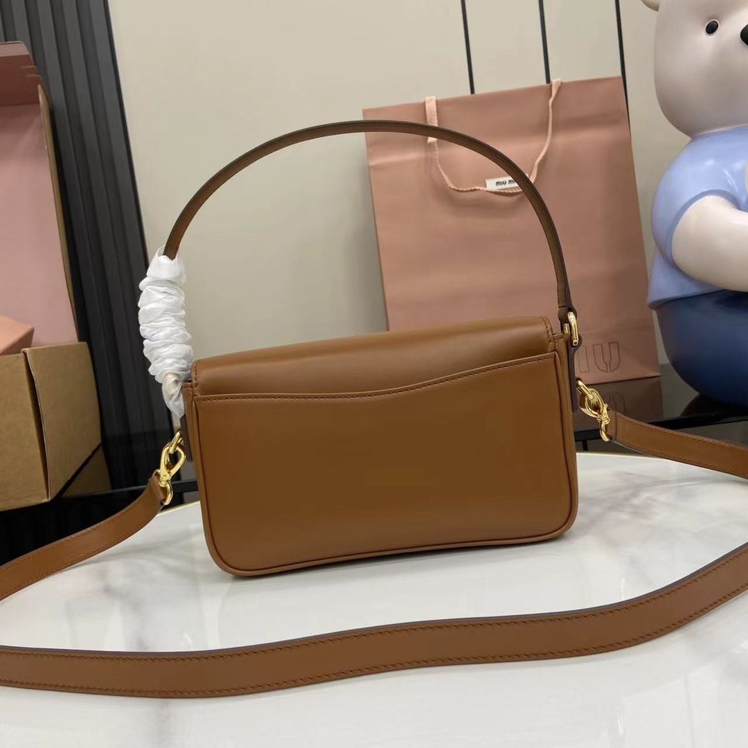 Miu Miu Penny Shoulder Bag | Brown