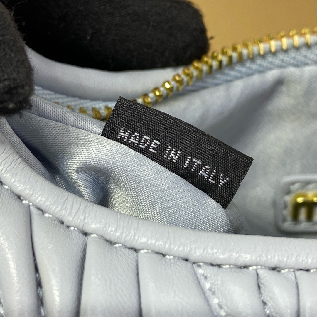 Miu Miu Wander Matelassé Bag 'Blue' Women's Bag