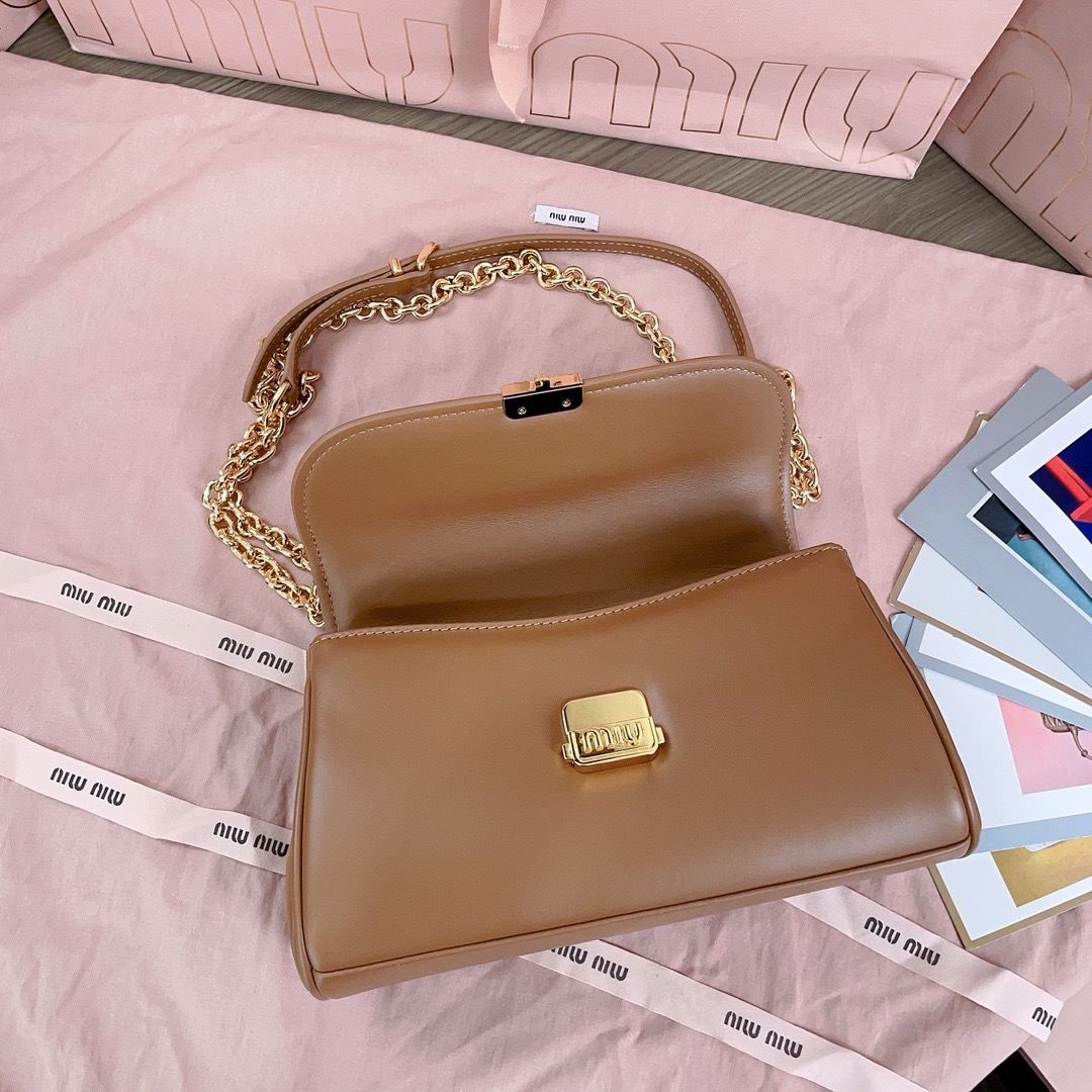 Miu Miu Women's Baguette Bag Brown