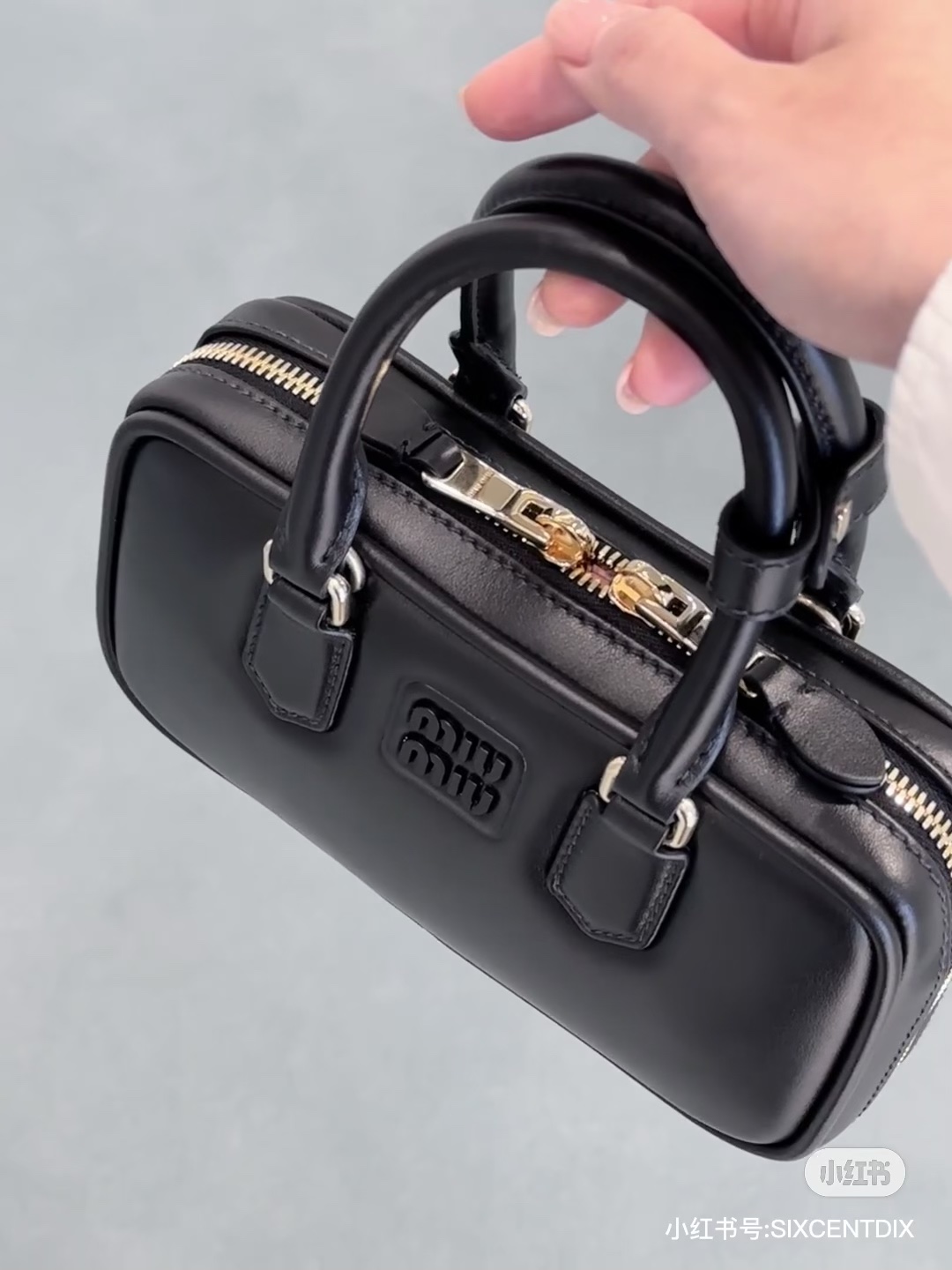 Miu Miu Women's Compact Structured Shoulder Bag In