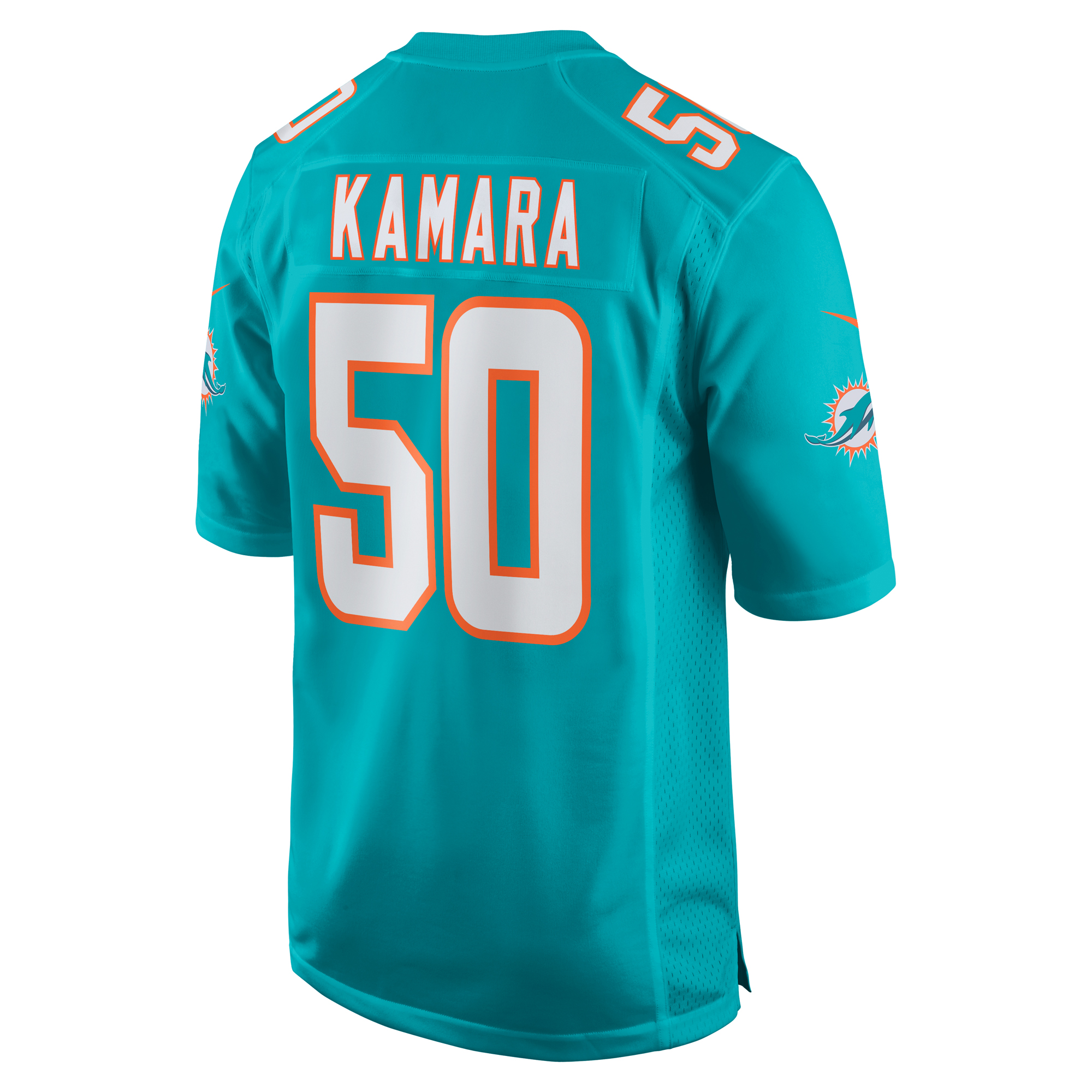 Mohamed Kamara Miami Dolphins Nike  Game Jersey -  Aqua
