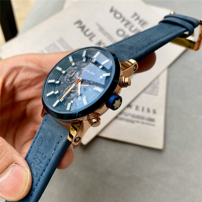 Montblanc Blue Chronograph Rose Gold - Montblanc Blue Chronograph - Image 4