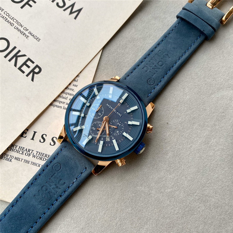 Montblanc Blue Chronograph Rose Gold - Montblanc Blue Chronograph - Image 3