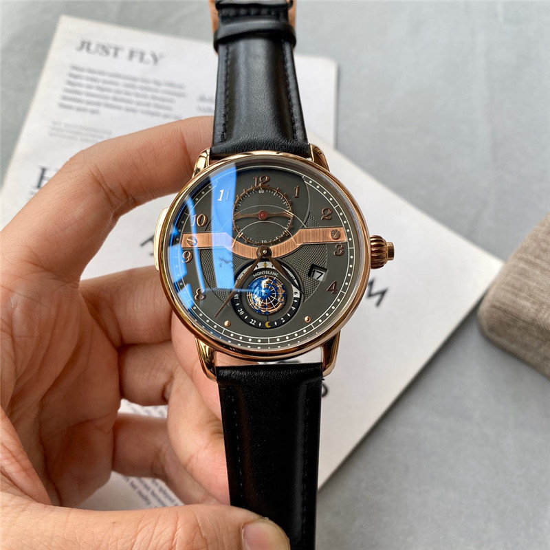 Montblanc Geosphere Grey Dial - Montblanc Geosphere Grey - Rose Gold