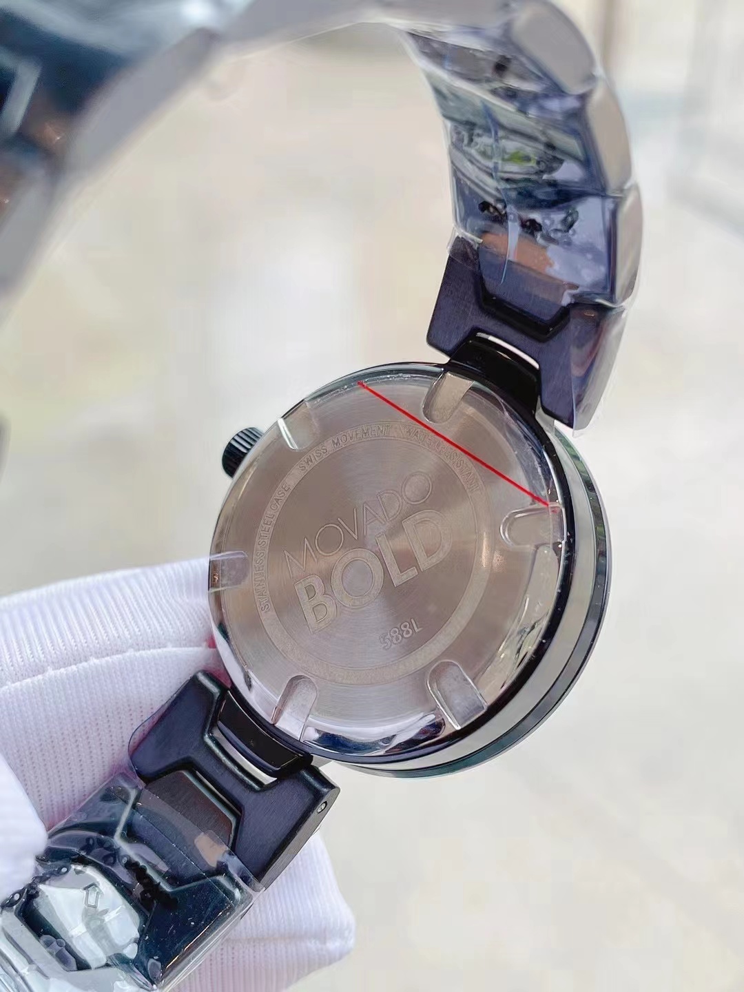Movado Blue Dial Stainless Steel - Modern Classic Watch - Image 3
