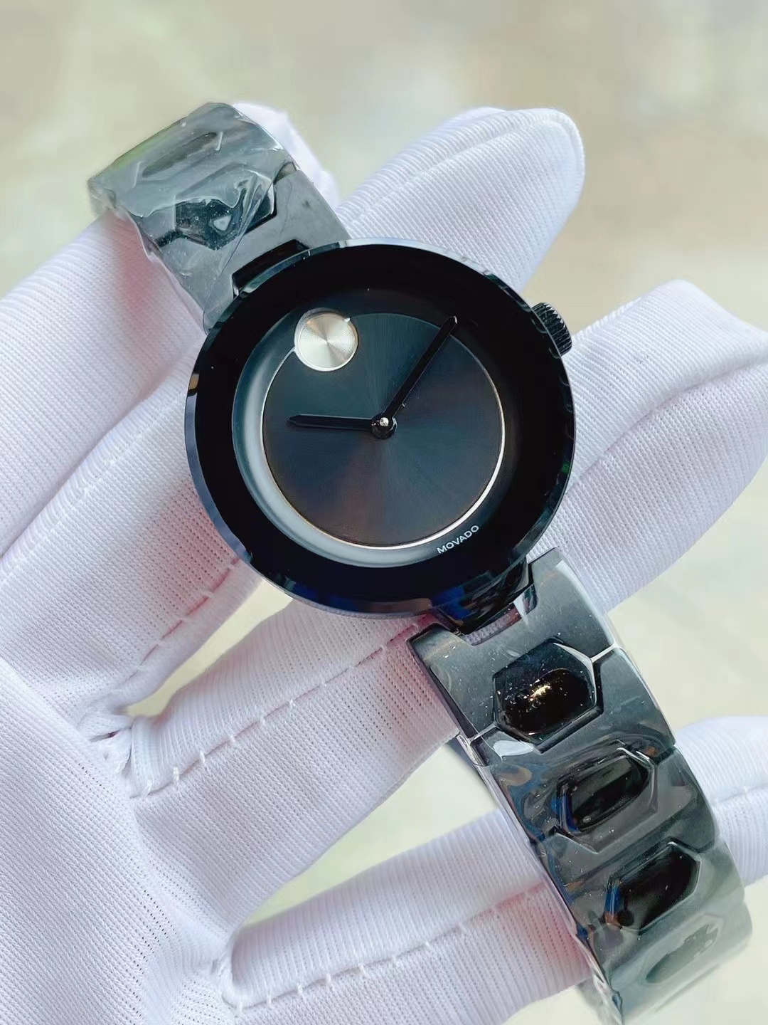 Movado Blue Dial Stainless Steel - Modern Classic Watch - Image 4