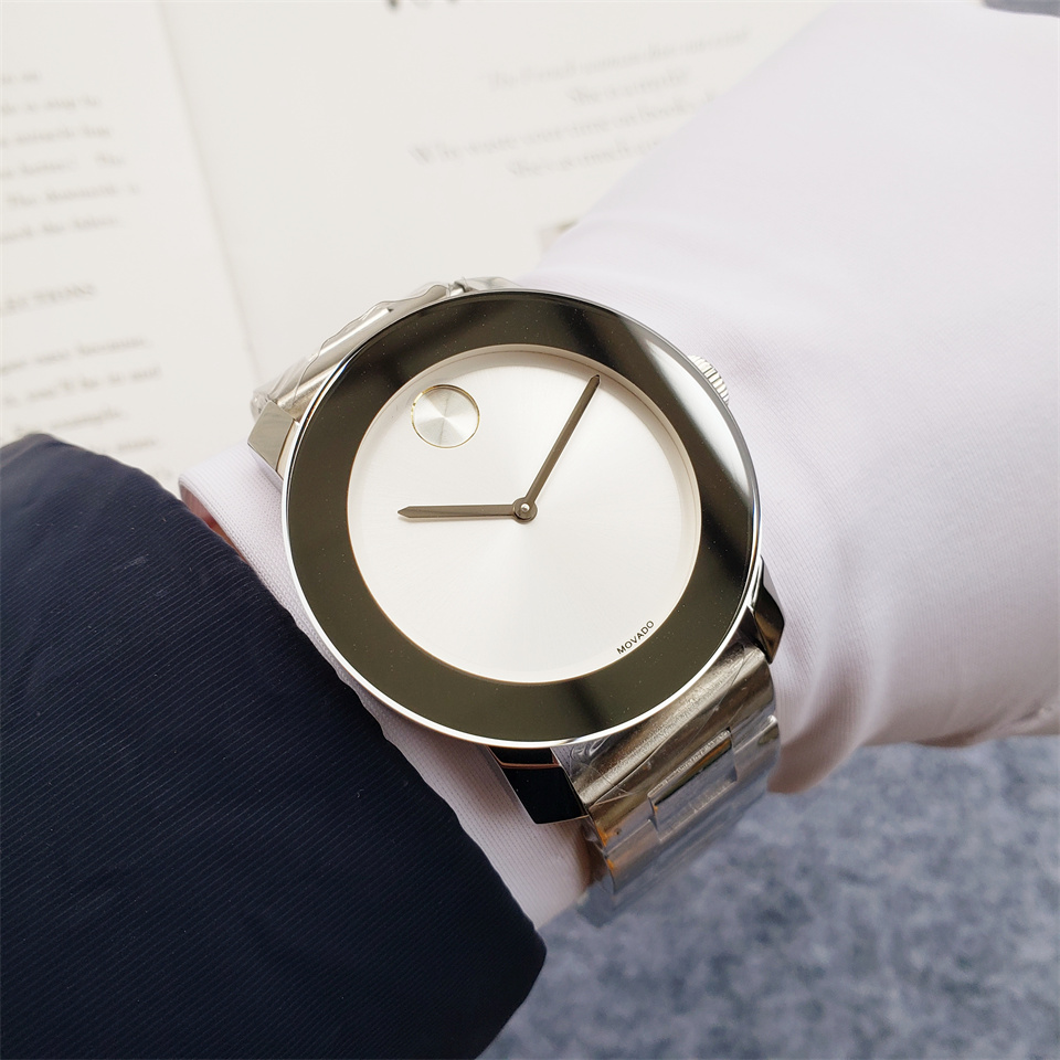Movado Silver Dial Steel Watch - Movado Museum Classic Silver Dial - Image 2
