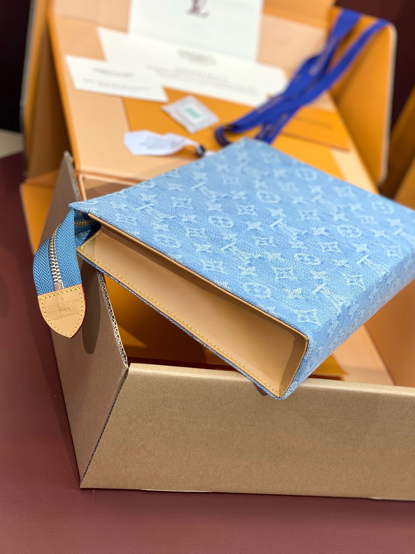 Multiple Taigarama Wallet Blue
