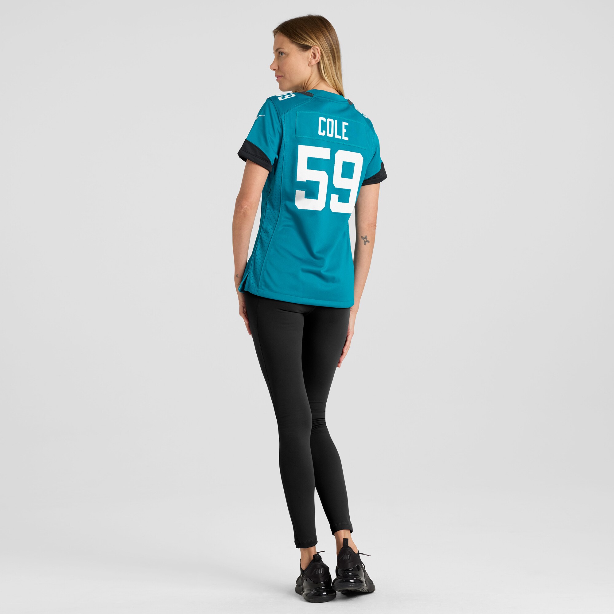 Myles Cole Jacksonville Jaguars Nike Women's  Game Jersey -  Teal