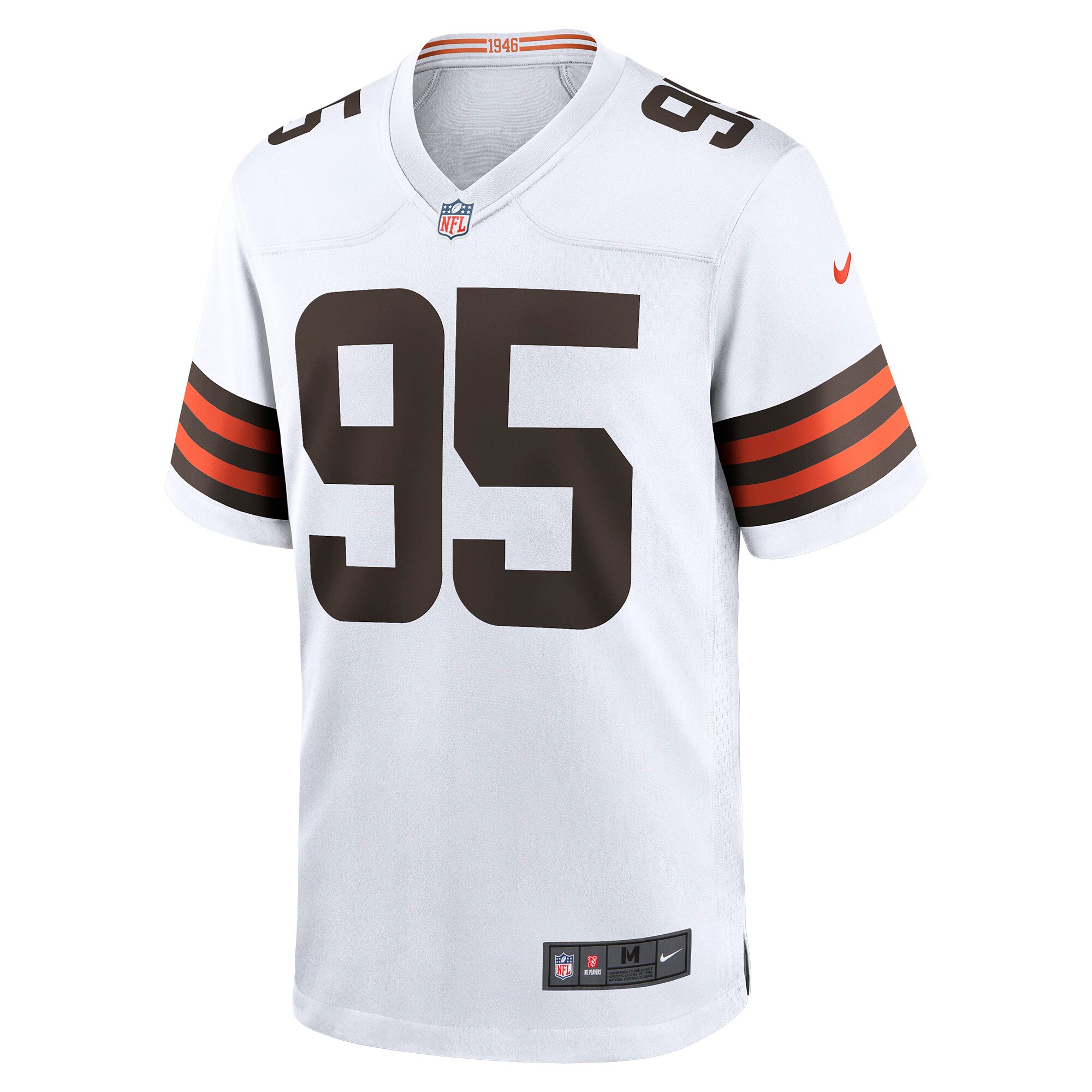 Myles Garrett Cleveland Browns Nike Away Game Jersey – White
