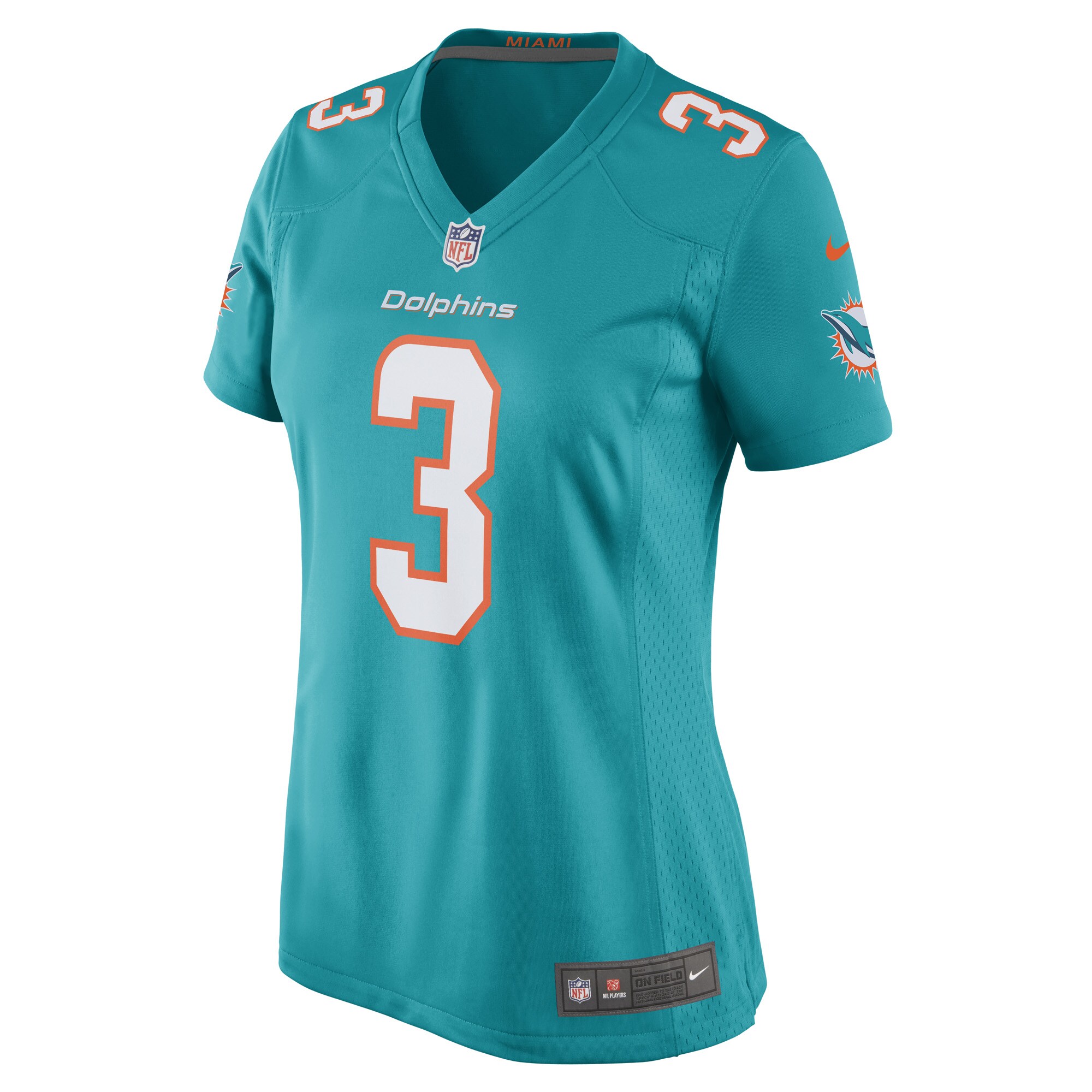 Myles Gaskin Miami Dolphins Nike Women’s Game Player Jersey – Aqua