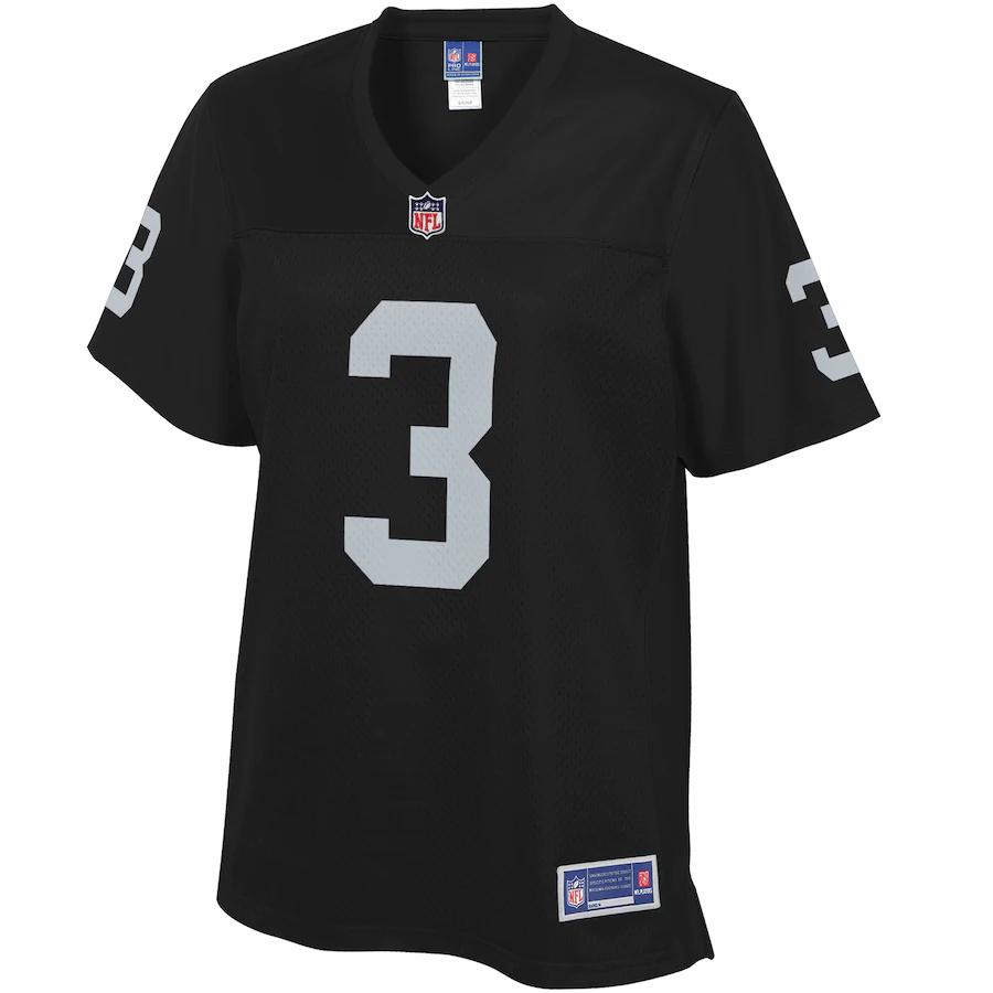 Nathan Peterman Las Vegas Raiders NFL Pro Line Women's Team Player Jersey - Black