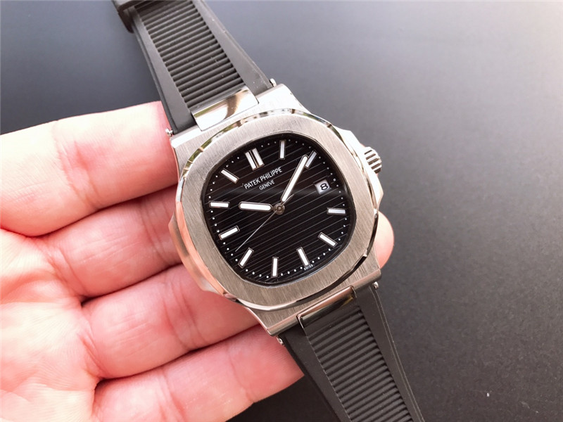 Patek Philippe Aquanaut Black - Stainless Steel, Rubber Strap