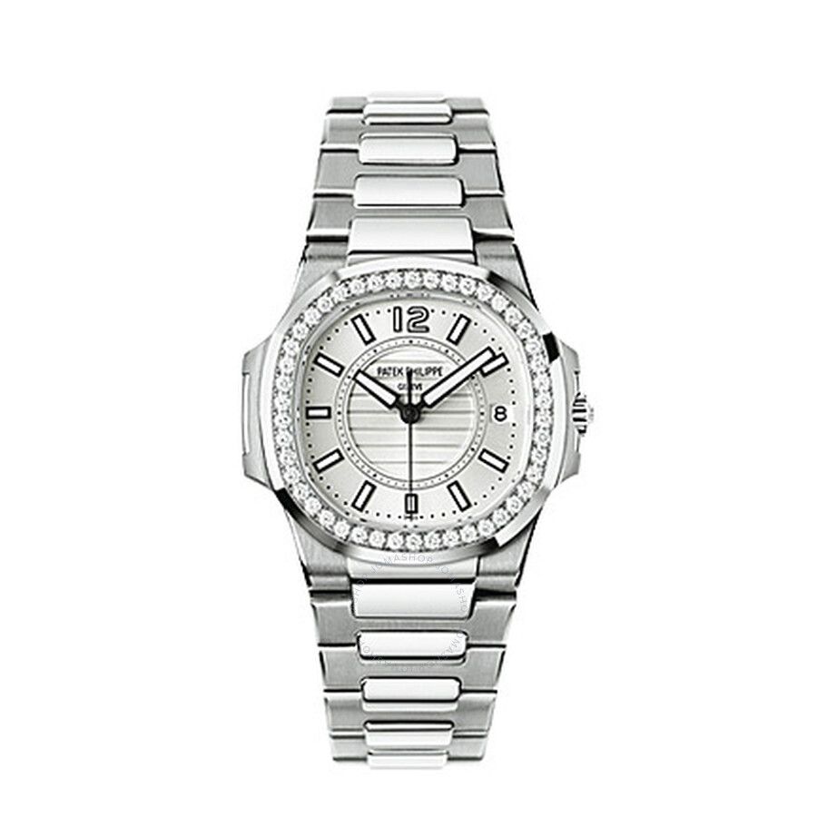 Nautilus Silver Dial Stainless Steel Ladies Watch