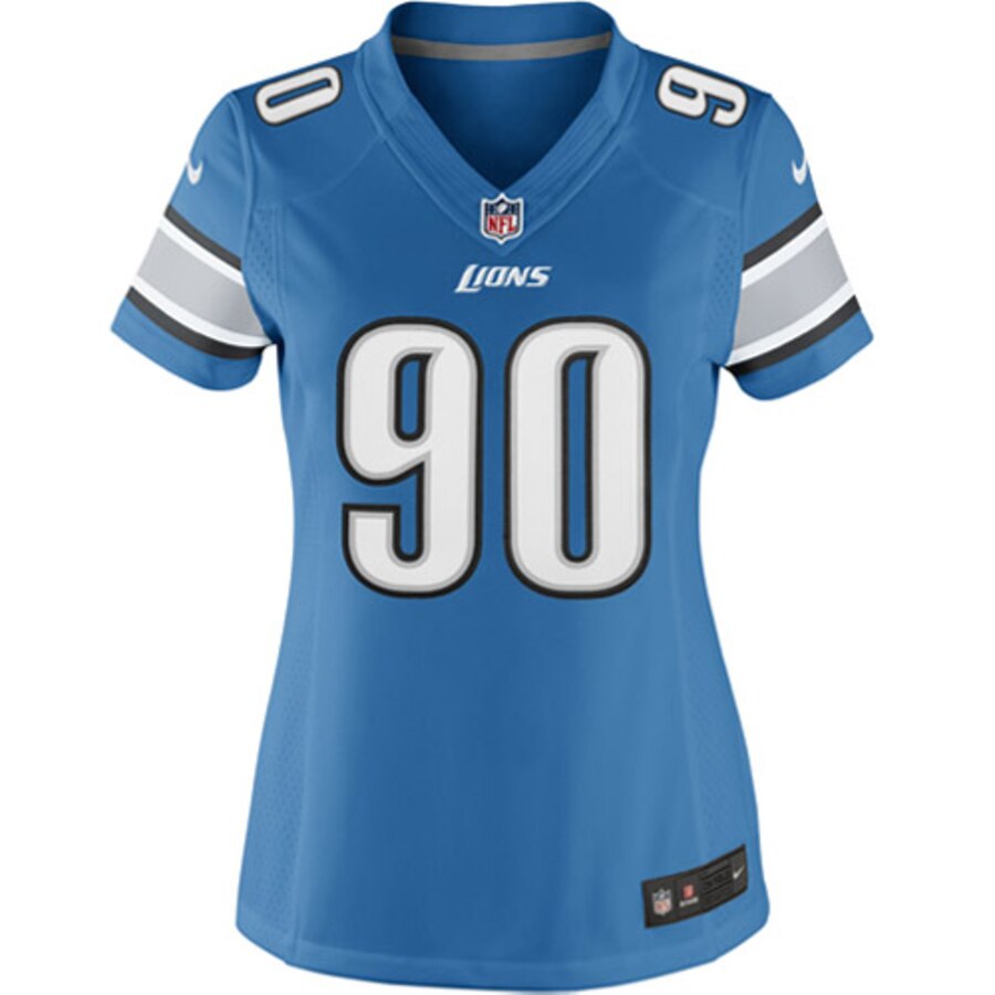 Ndamukong Suh Detroit Lions Nike Women's Limited Jersey - Light Blue