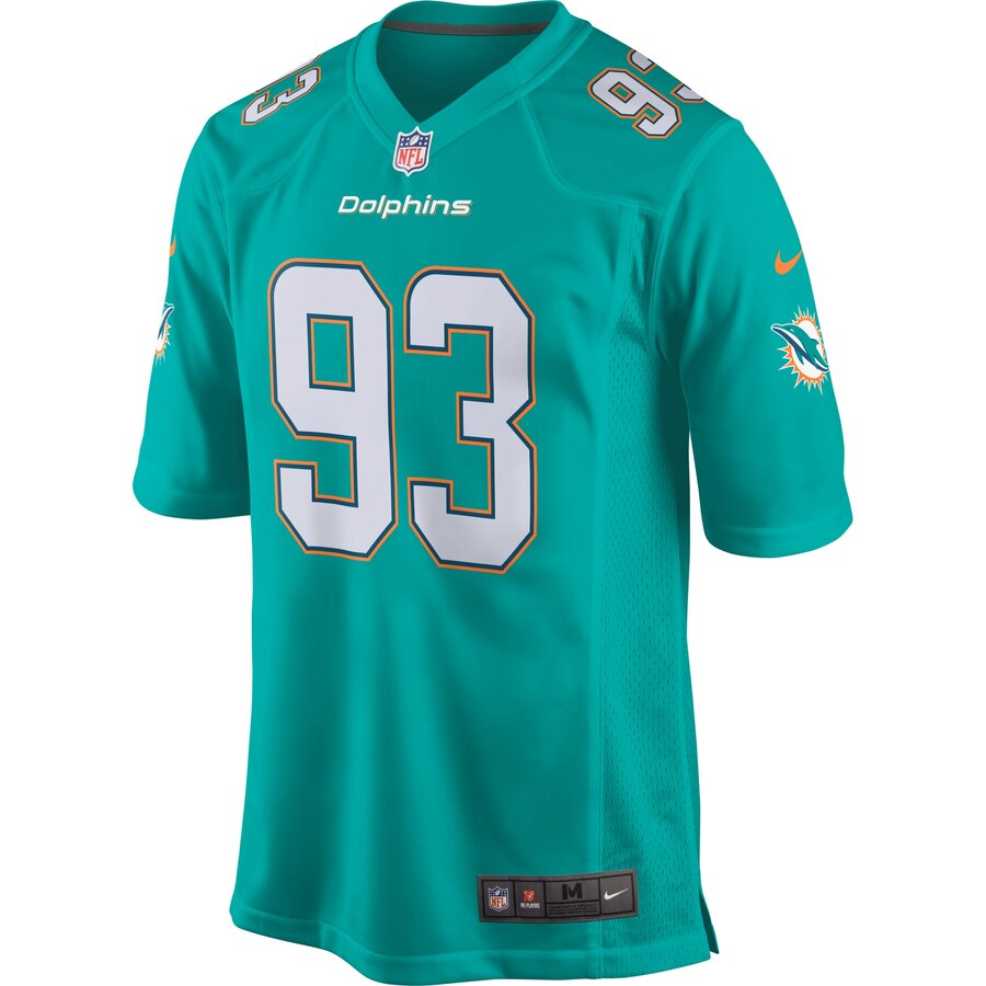 Ndamukong Suh Miami Dolphins Nike Game Jersey - Aqua