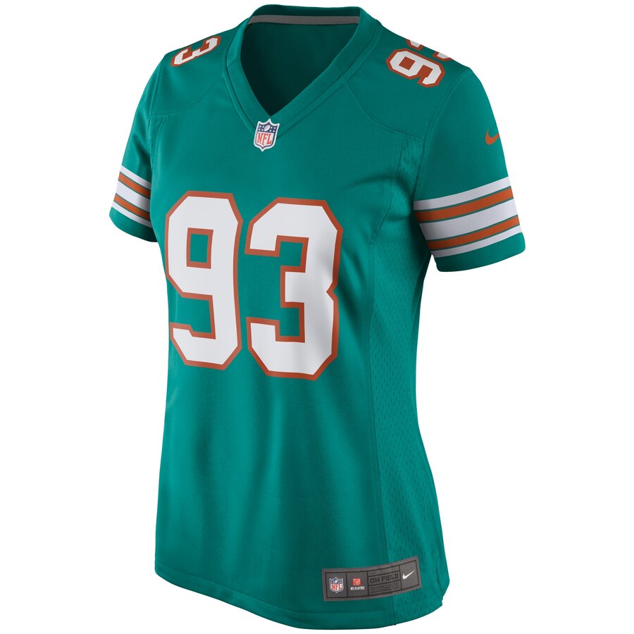 Ndamukong Suh Miami Dolphins Nike Women's Alternate Game Jersey - Aqua