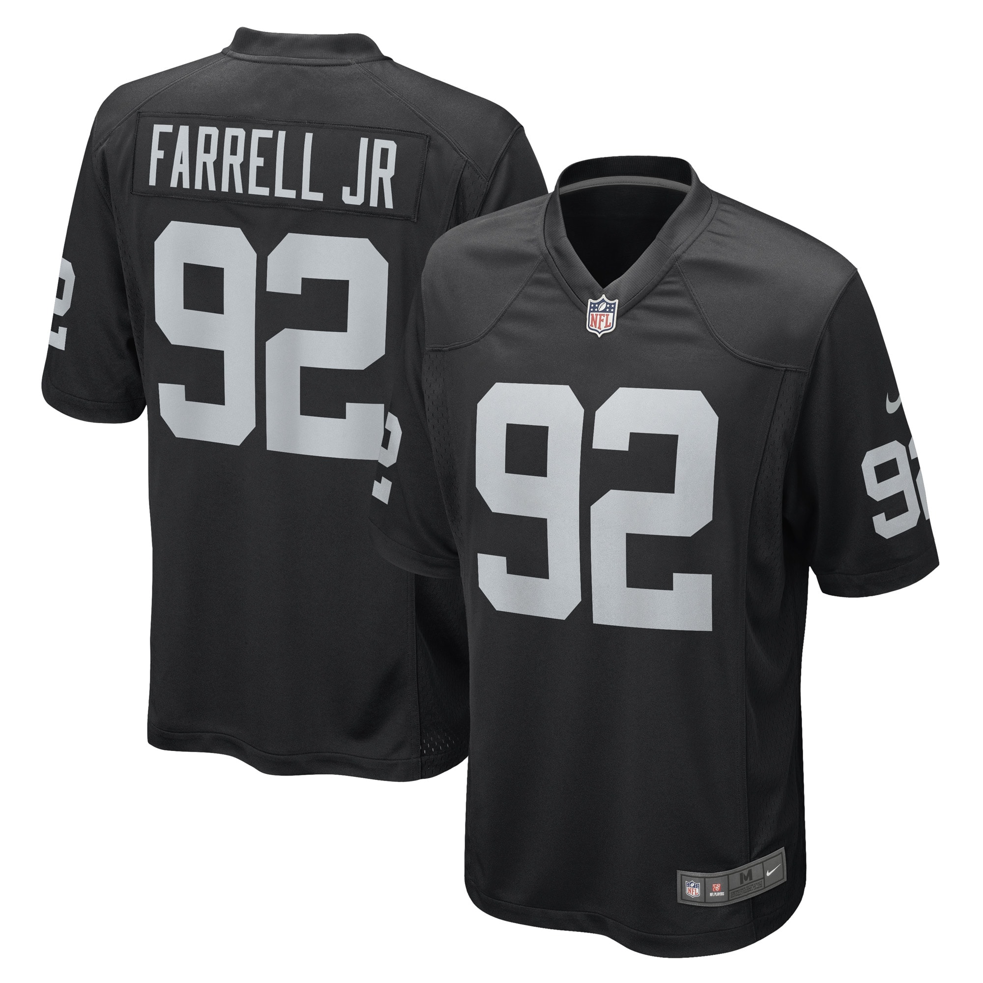Neil Farrell Jr. Las Vegas Raiders Nike Game Player Jersey - Black