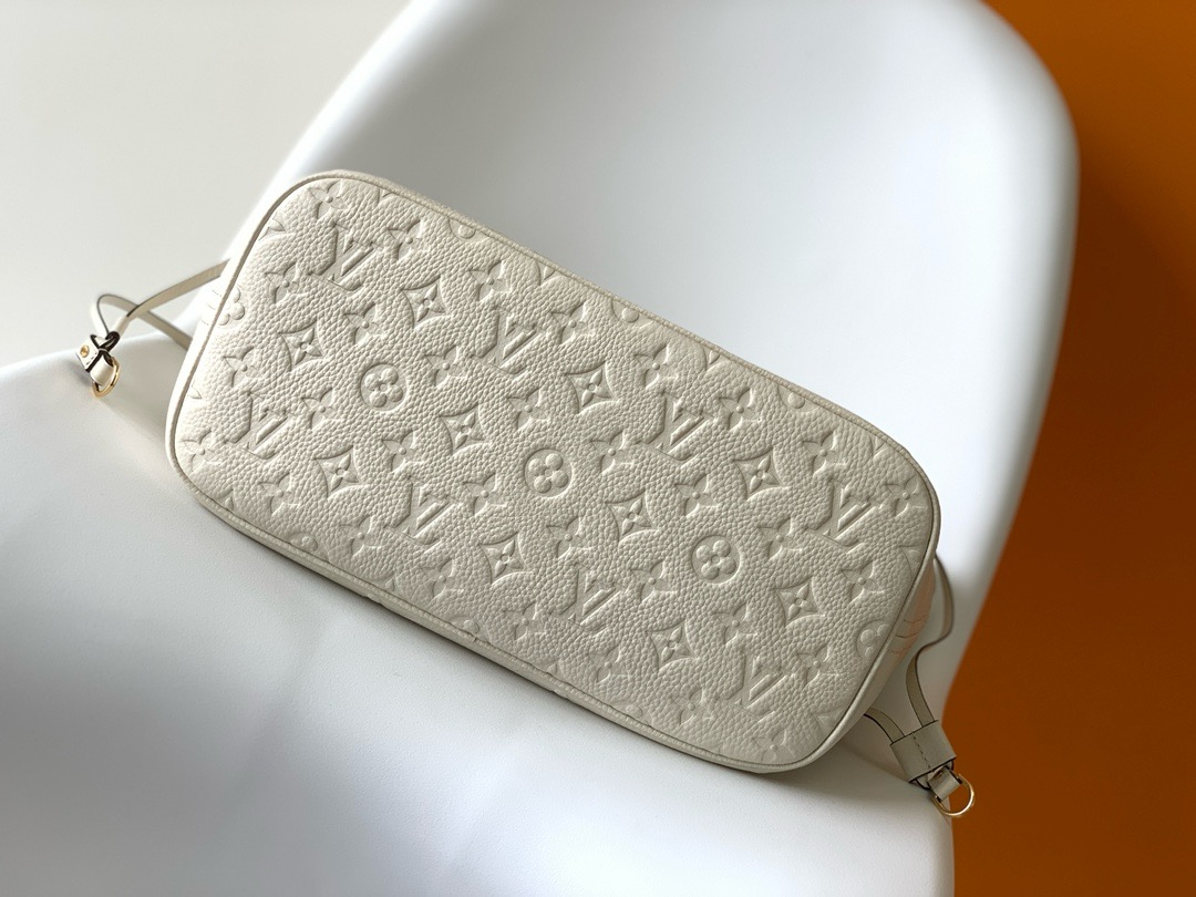 Neverfull MM Monogram Empreinte Bag White – Bag | LOUIS VUITTON In stock