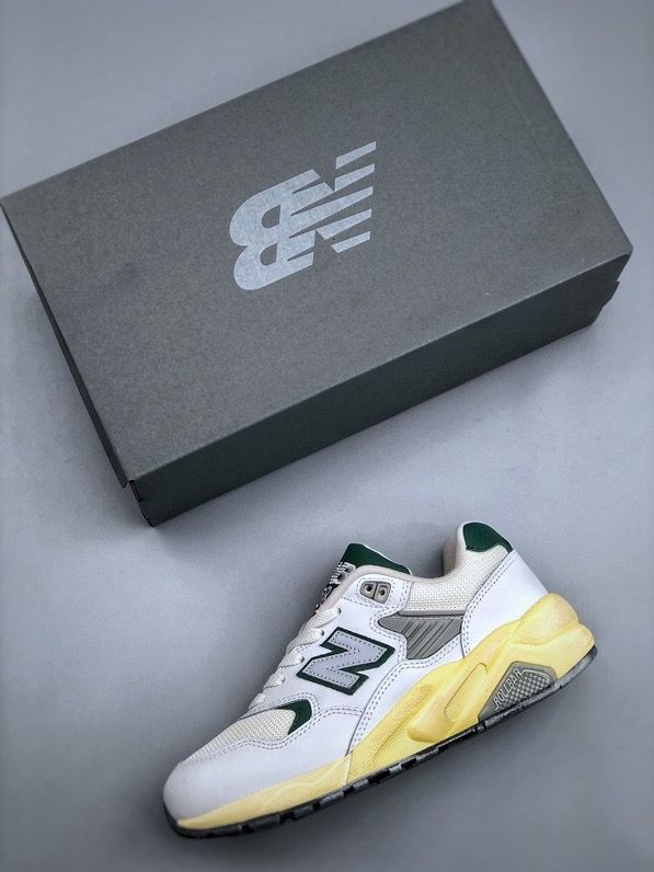 New Balance 580 White Nightwatch Green for sale