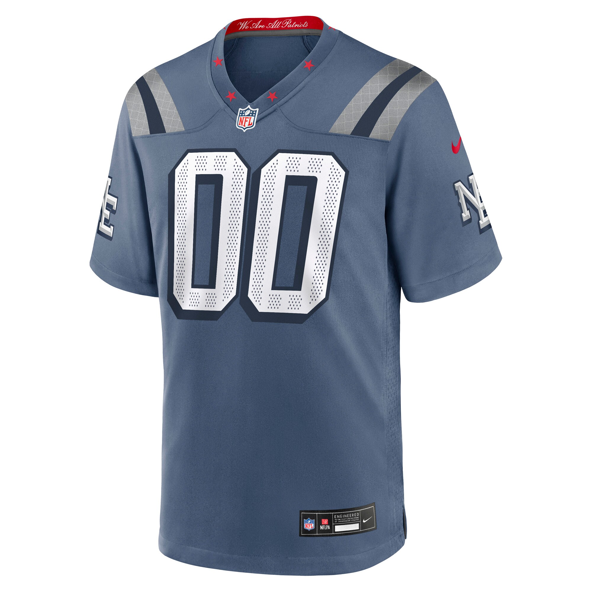 New England Patriots Nike Game Rivalry Jersey – Custom – Mens