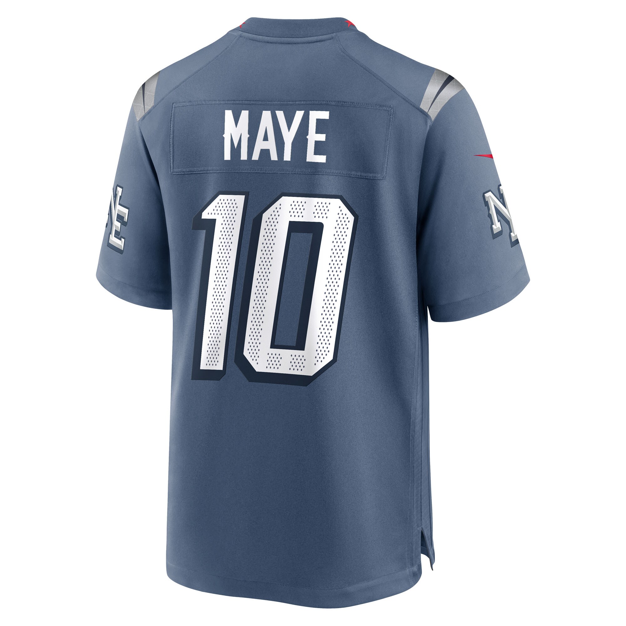 New England Patriots Nike Game Rivalry Jersey – Navy – Drake Maye – Mens