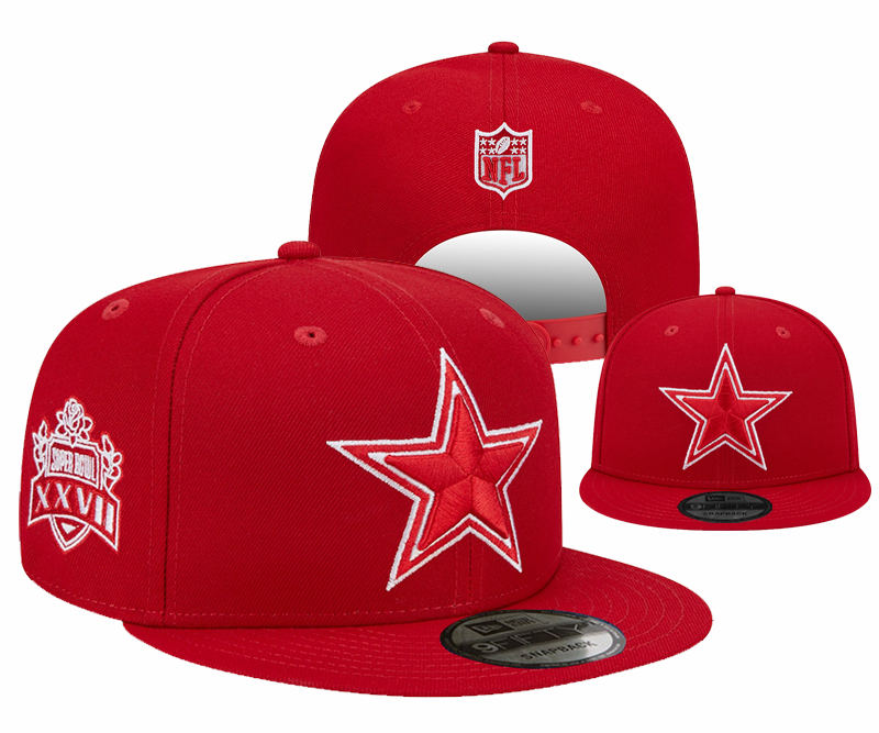 New Era Men's Scarlet Dallas Cowboys Super Bowl XXVII Main Patch