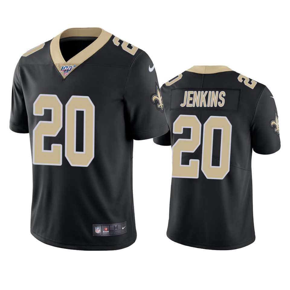 New Orleans Saints Janoris Jenkins Black 100th Season Vapor Limited Jersey