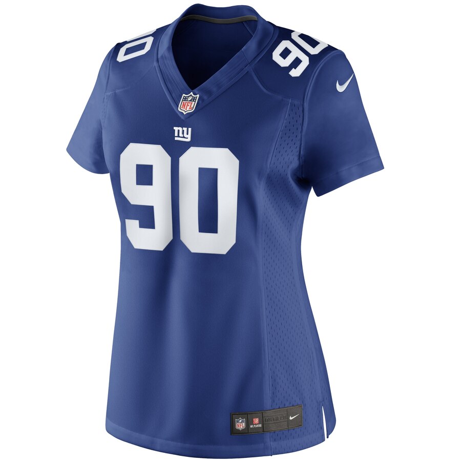 New York Giants Nike Girls Youth Game Jersey - Royal Blue