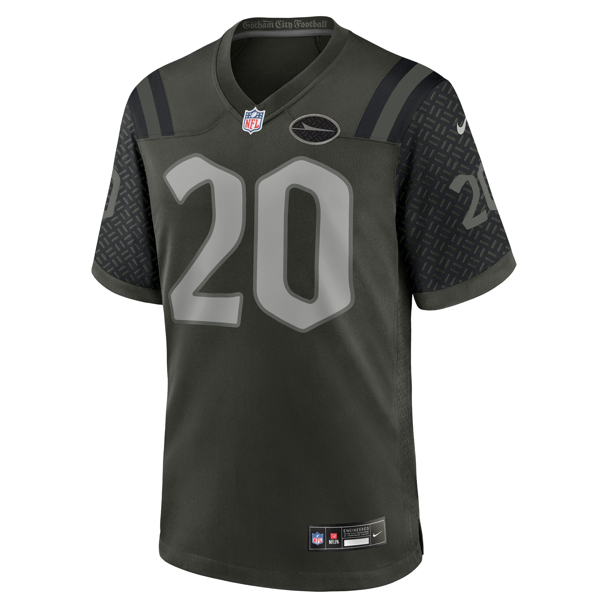 New York Jets Nike Game Rivalry Jersey - Black -  Breece Hall - Mens