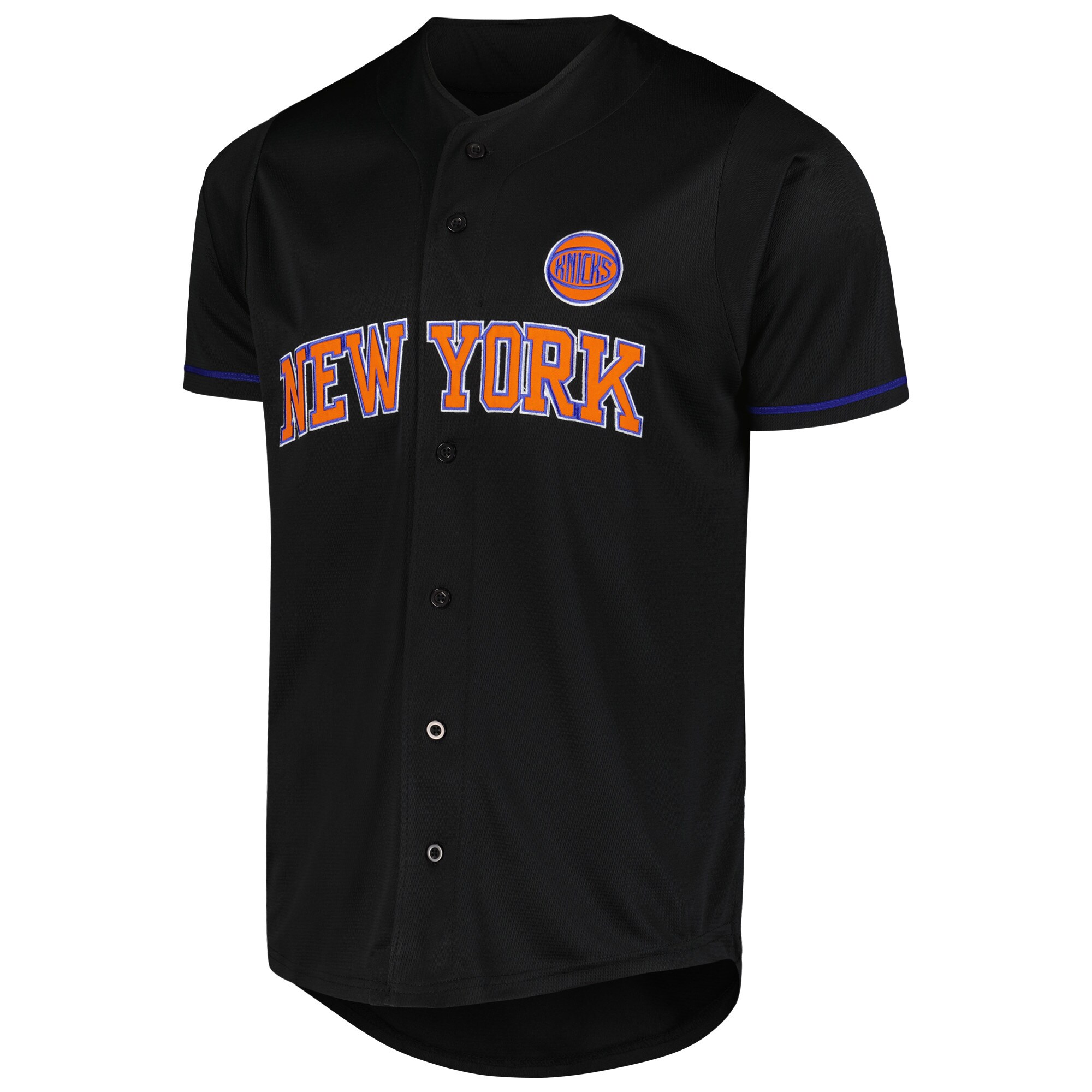 New York Knicks Black Baseball Jersey - Ultimate Fan Gear 2024