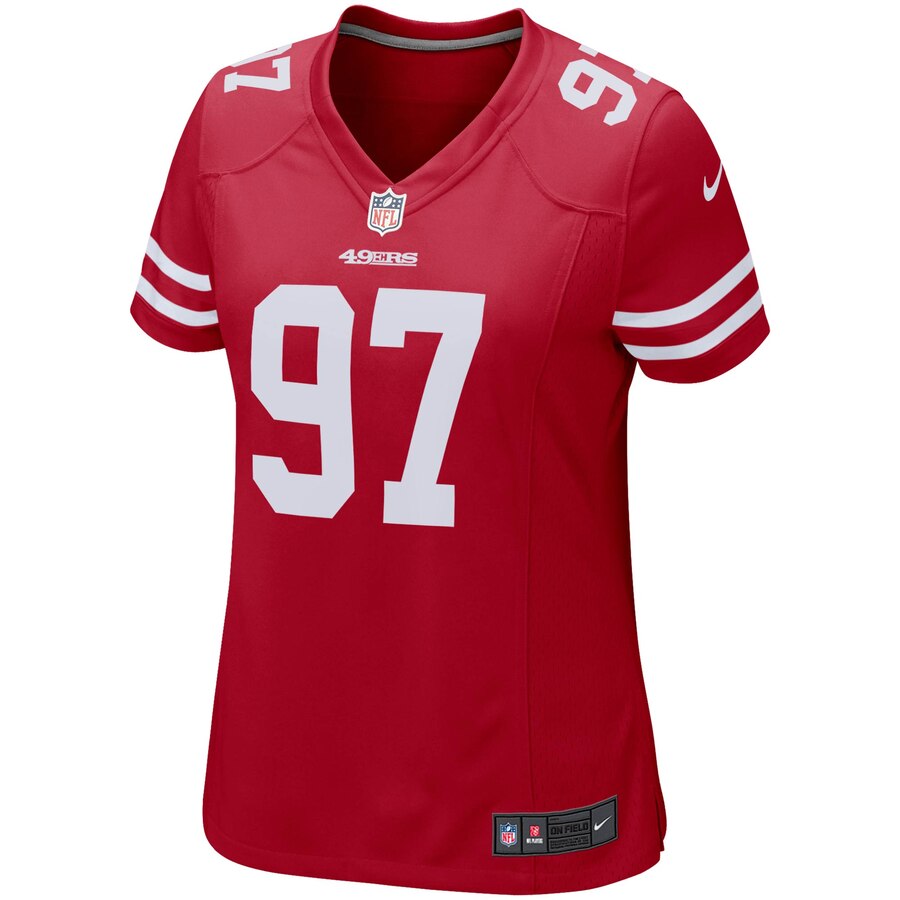 Nick Bosa San Francisco  Nike Women's Game Jersey - Scarlet