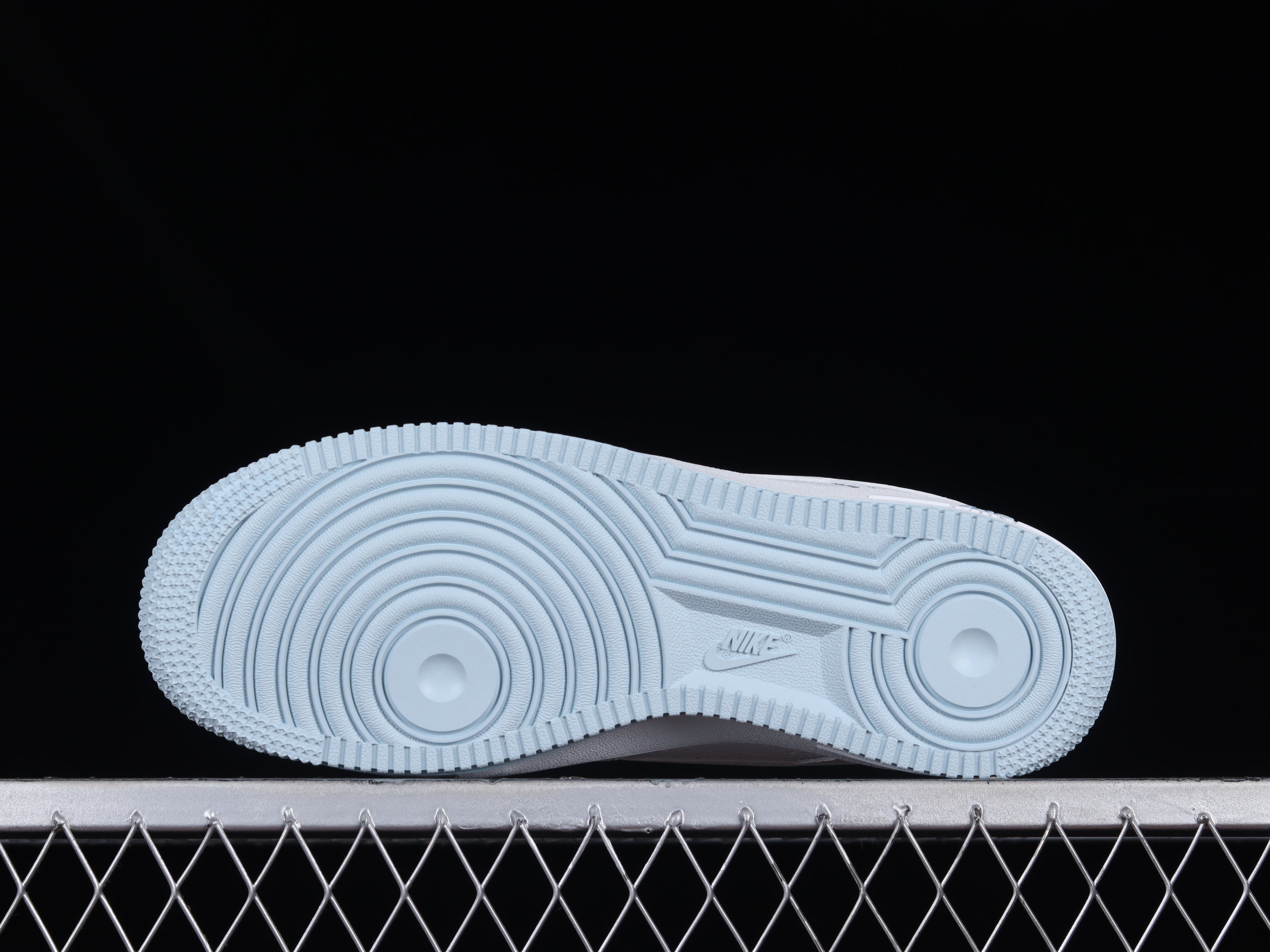 nike air force 1 low 07 lux black light blue