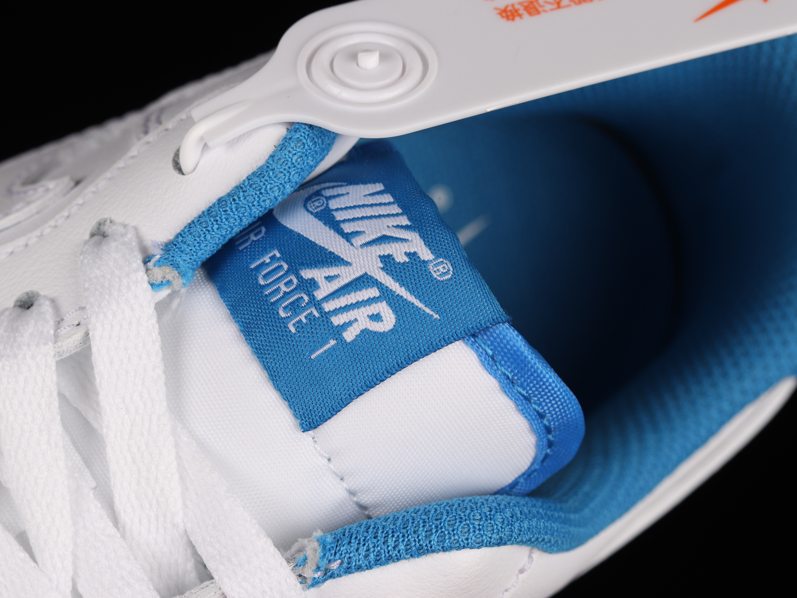 nike air force 1 low 07 lux black light blue
