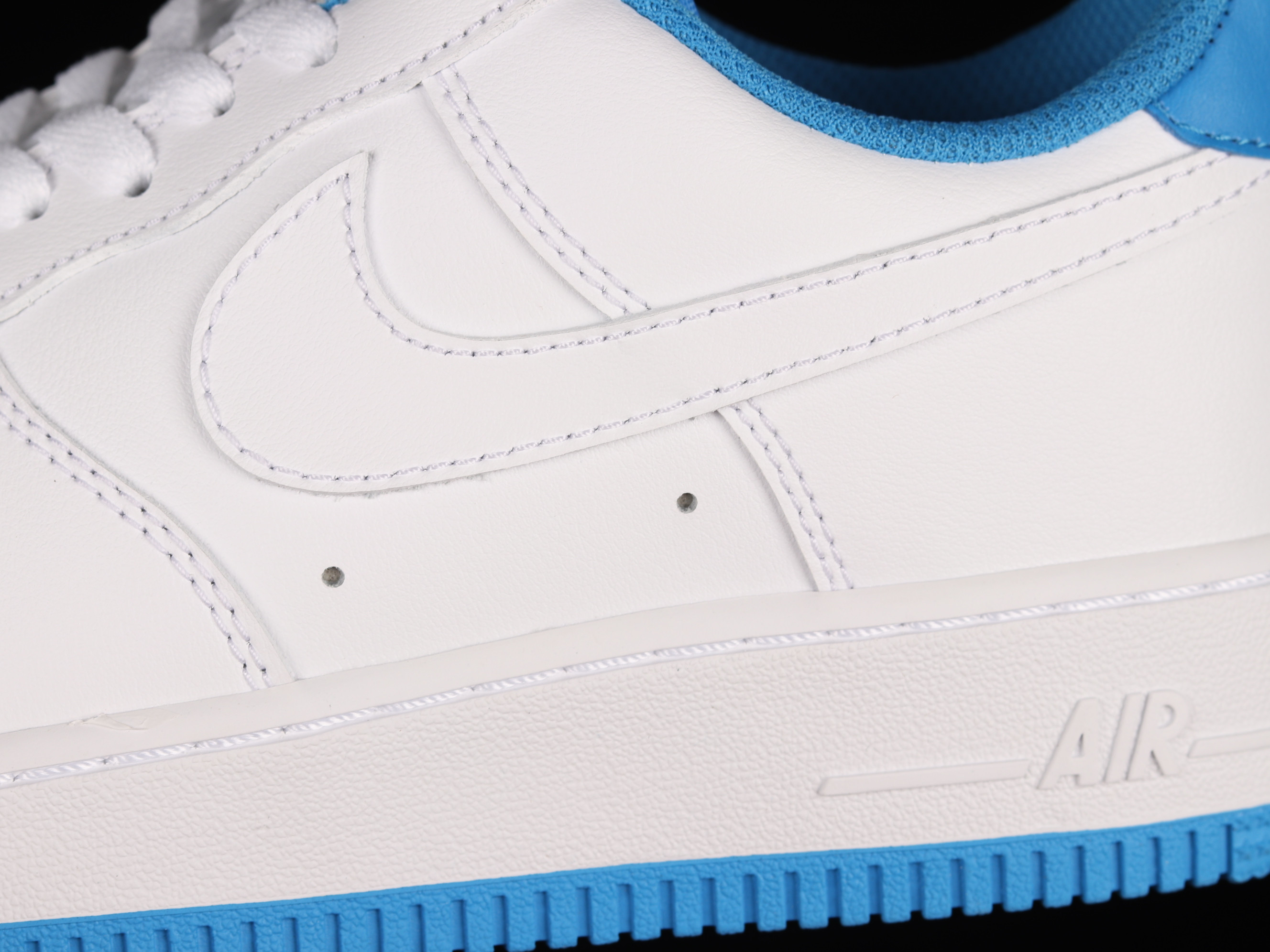 nike air force 1 low 07 lux black light blue