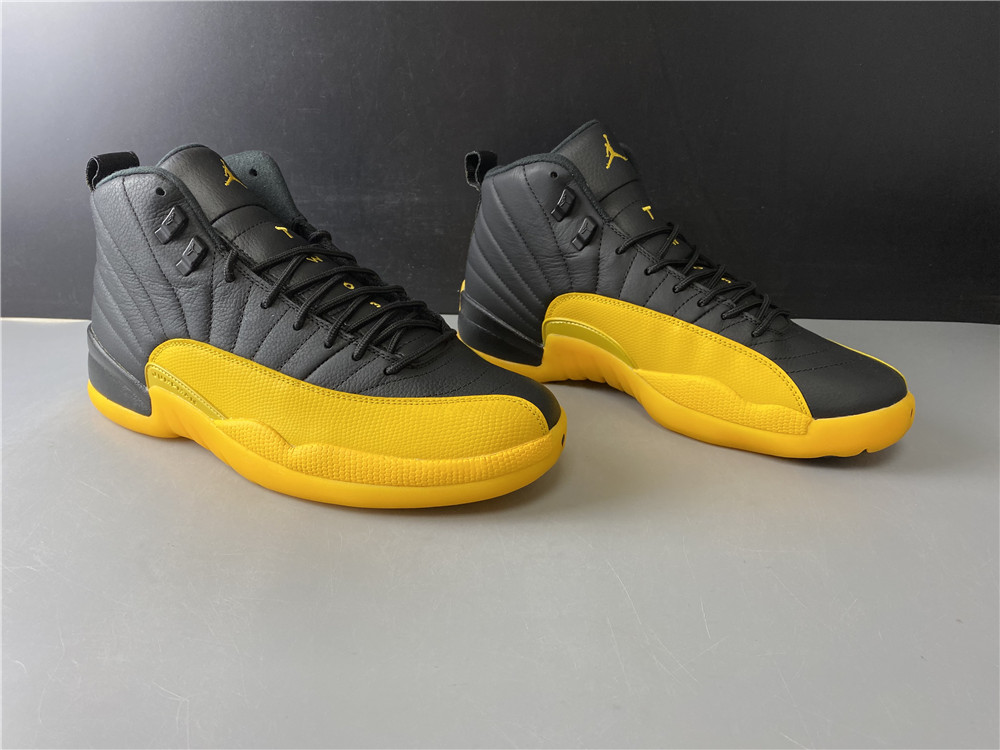 Nike Air Jordan 12 Retro GS (4-6) Black/University ,Gold Joe 11 new color scheme 40--477
