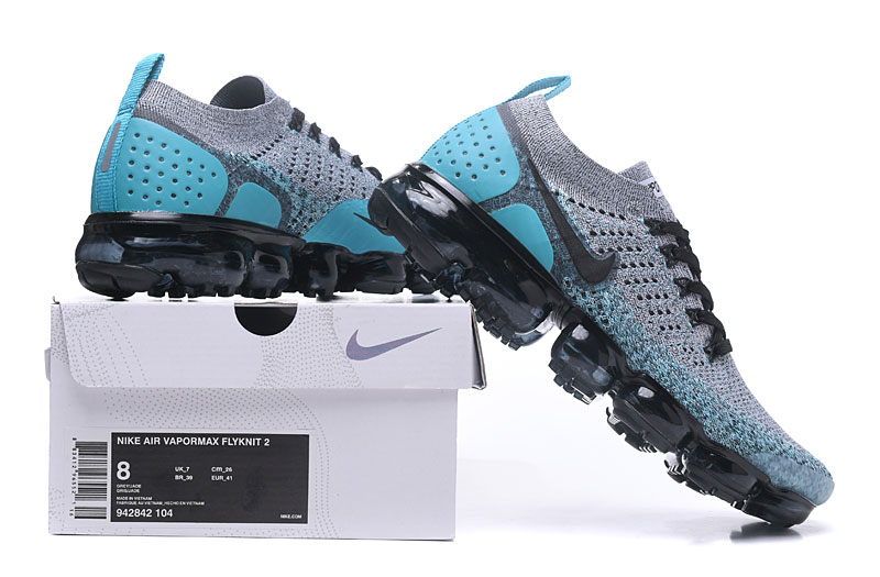 VaporMax Flyknit 2 Grey Teal - Nike Air - Lightweight Runners