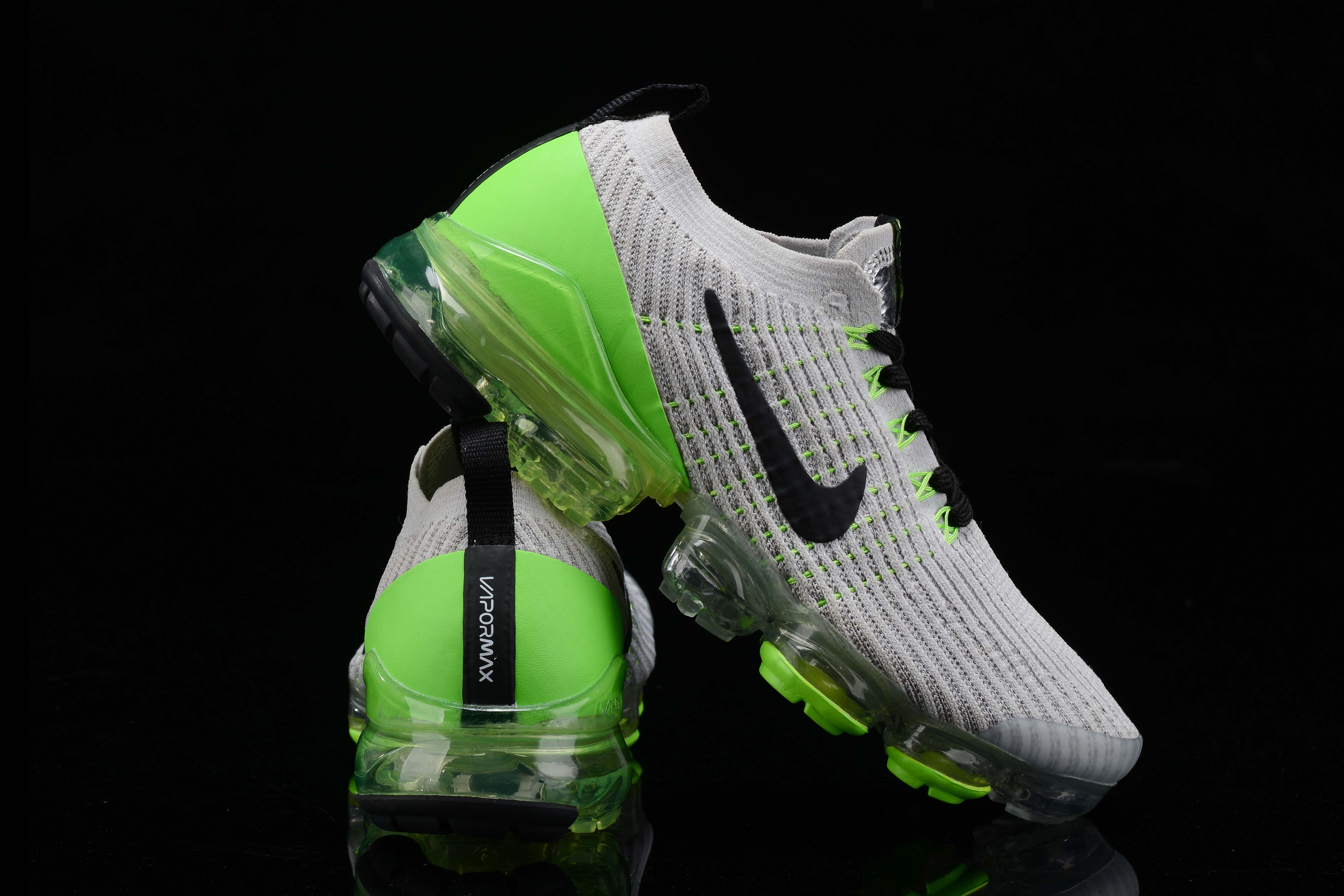 Nike Air VaporMax Flyknit 3 Vast Grey Electric Green Men’s