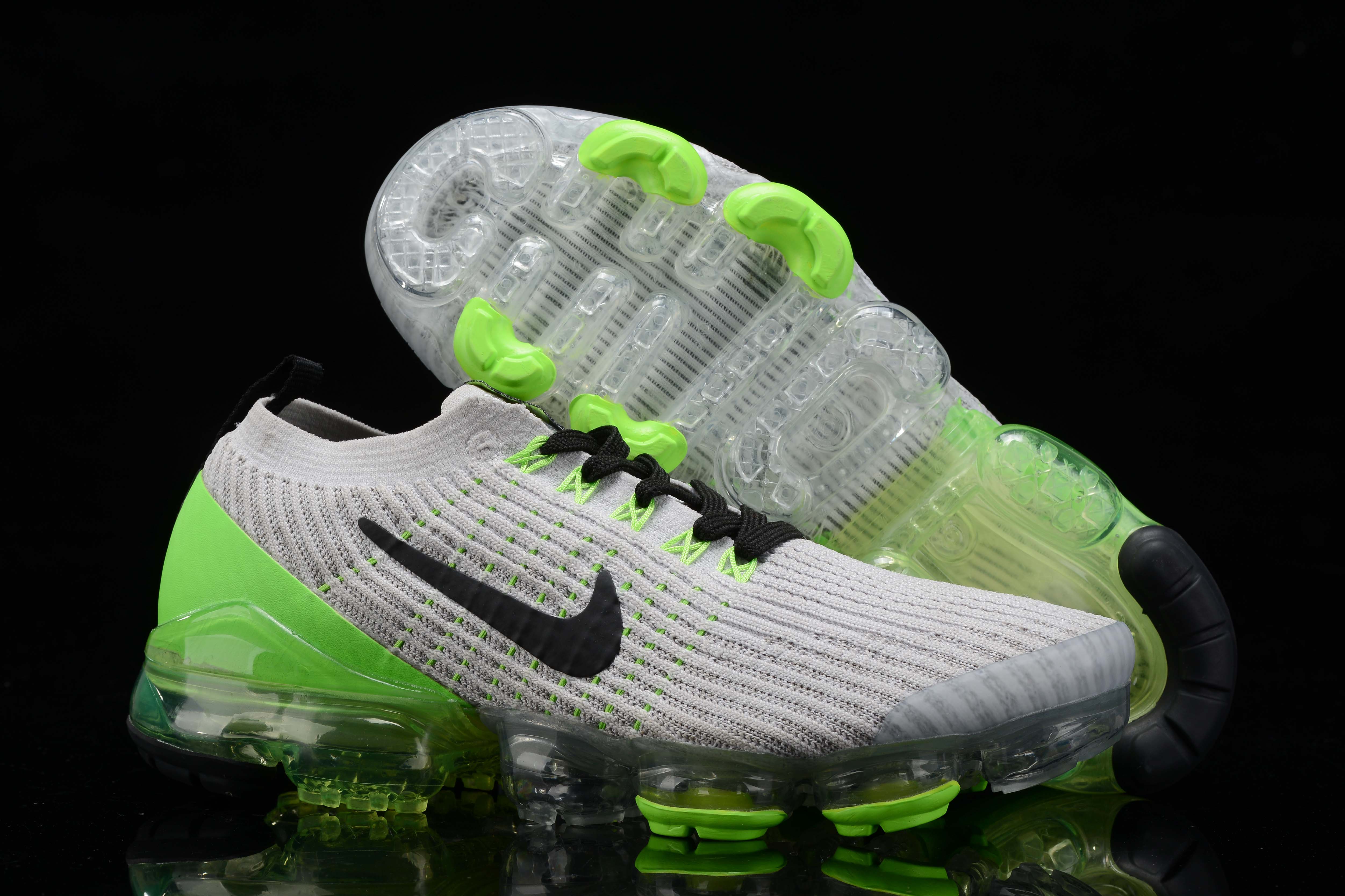 Air VaporMax 3.0 Grey Volt - Nike - Flyknit Comfort Shoes