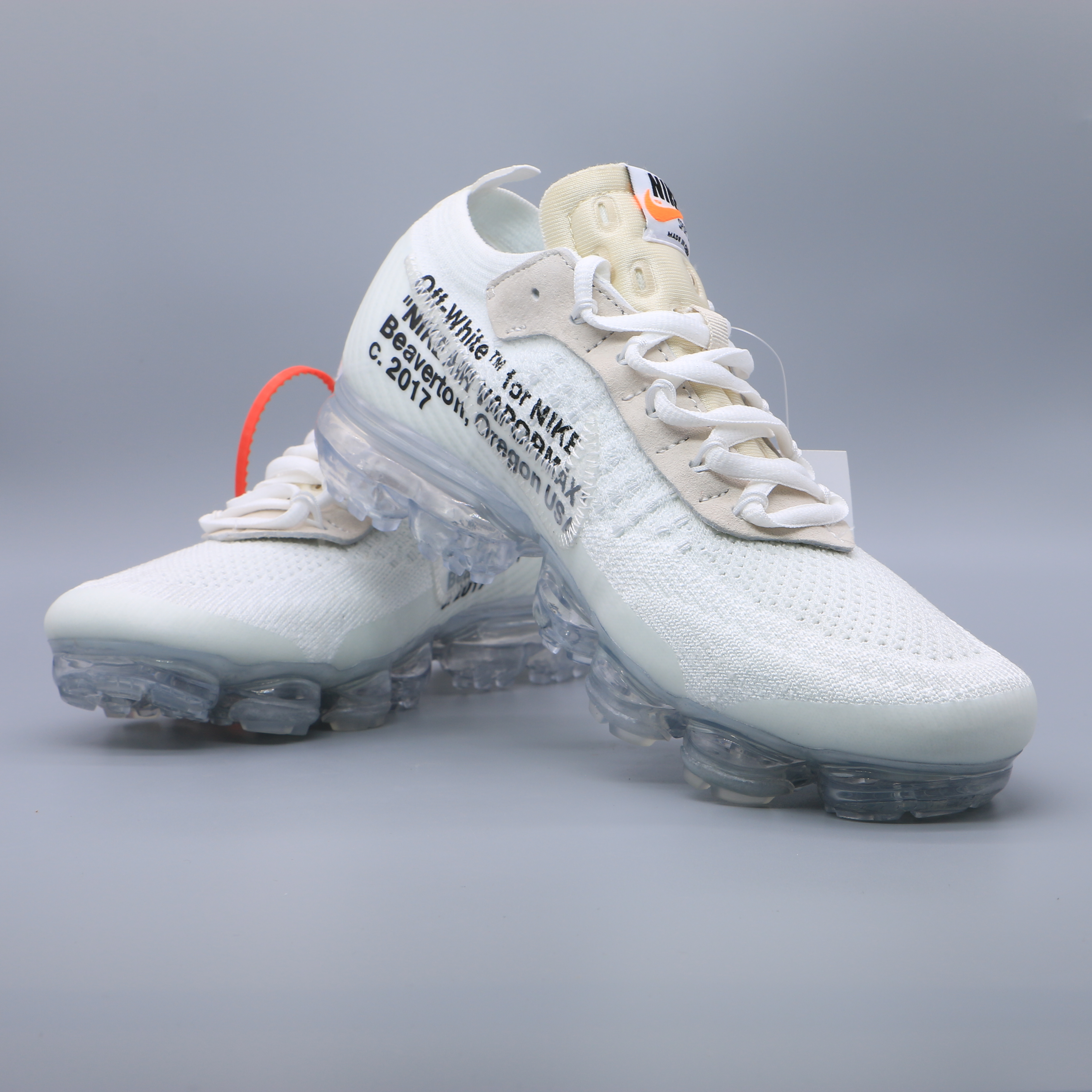 Nike Air Vapormax Off-White White Total Orange Black