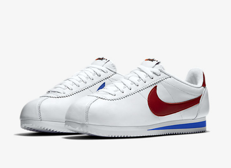 Nike Cortez White Red Blue - Classic Leather Sneakers