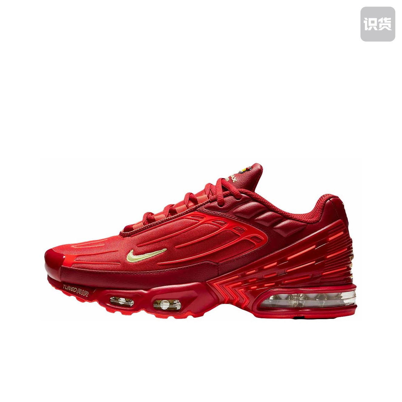 Nike Dress the Air Max Plus 3 in Luxurious Red