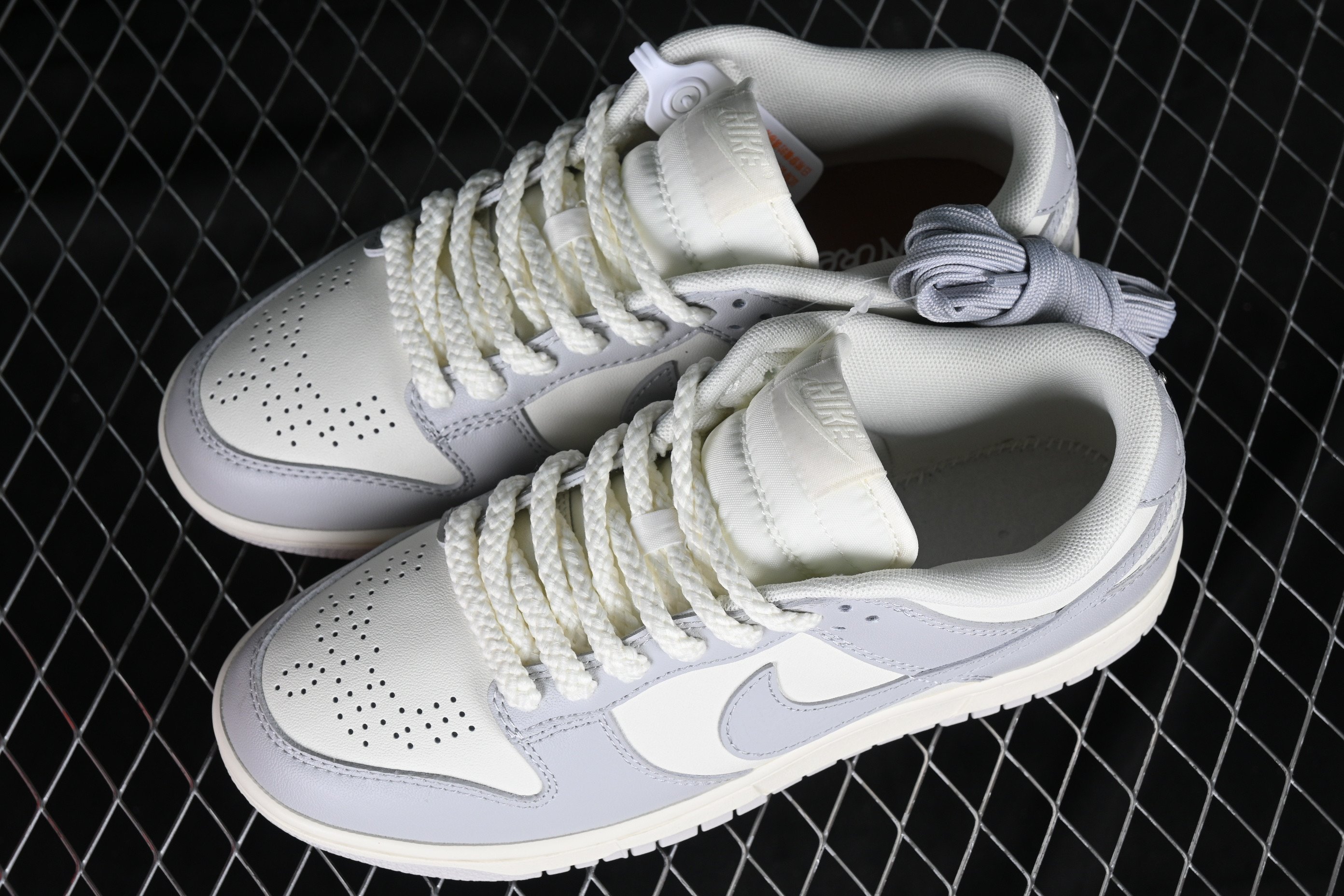 Nike Dunk Low Needlework Sail Aura Shoes Sneakers SNK857426878 Air